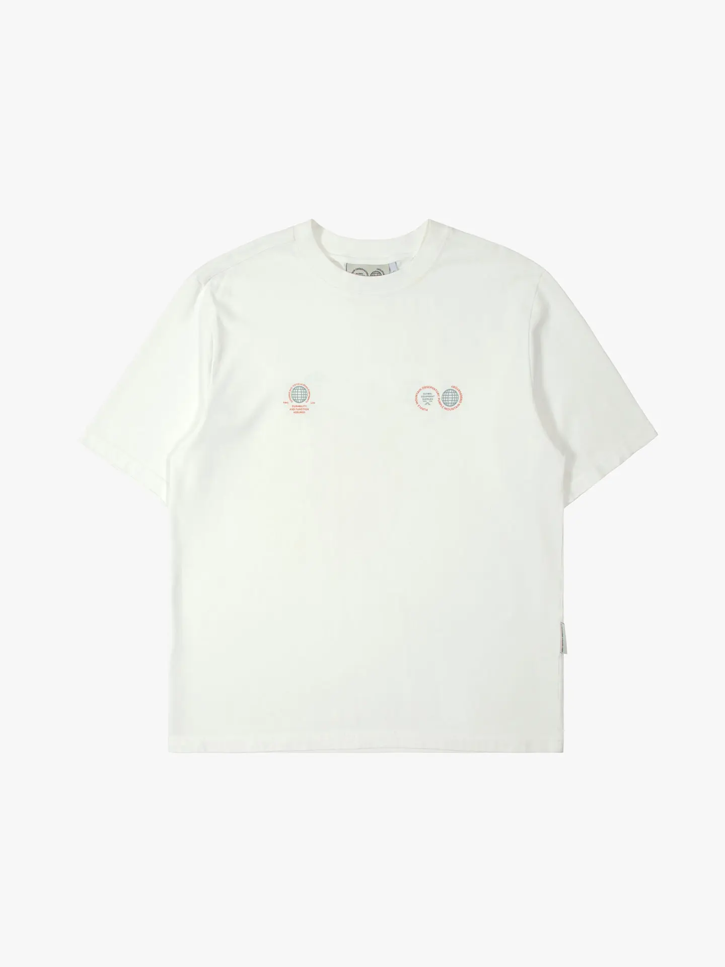 Футболка Purple Mountain Observatory GLOBE SS TEE, цвет Белый