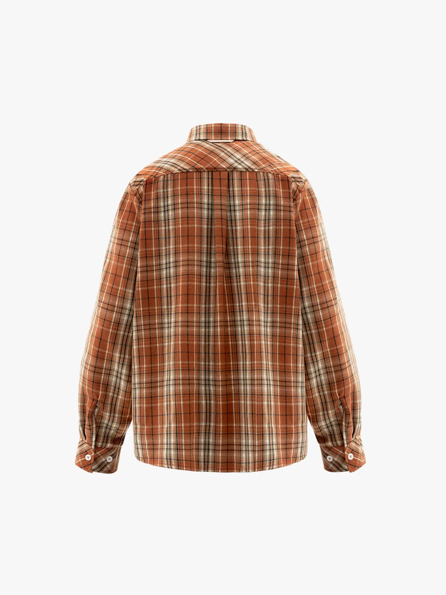 Рубашка Human flannel shirt brown