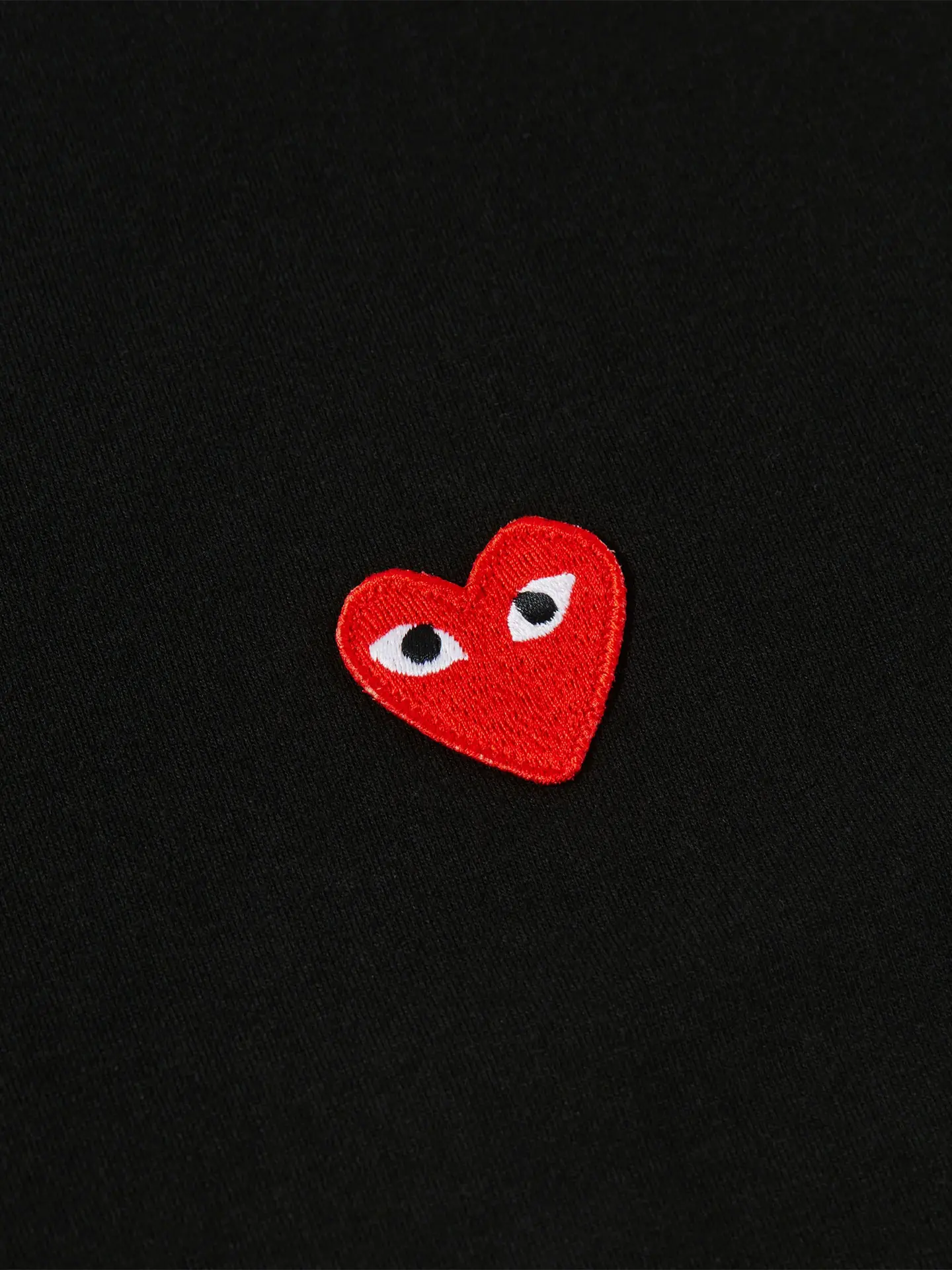 Футболка Comme des Garcons Play Red Heart T-Shirt Black