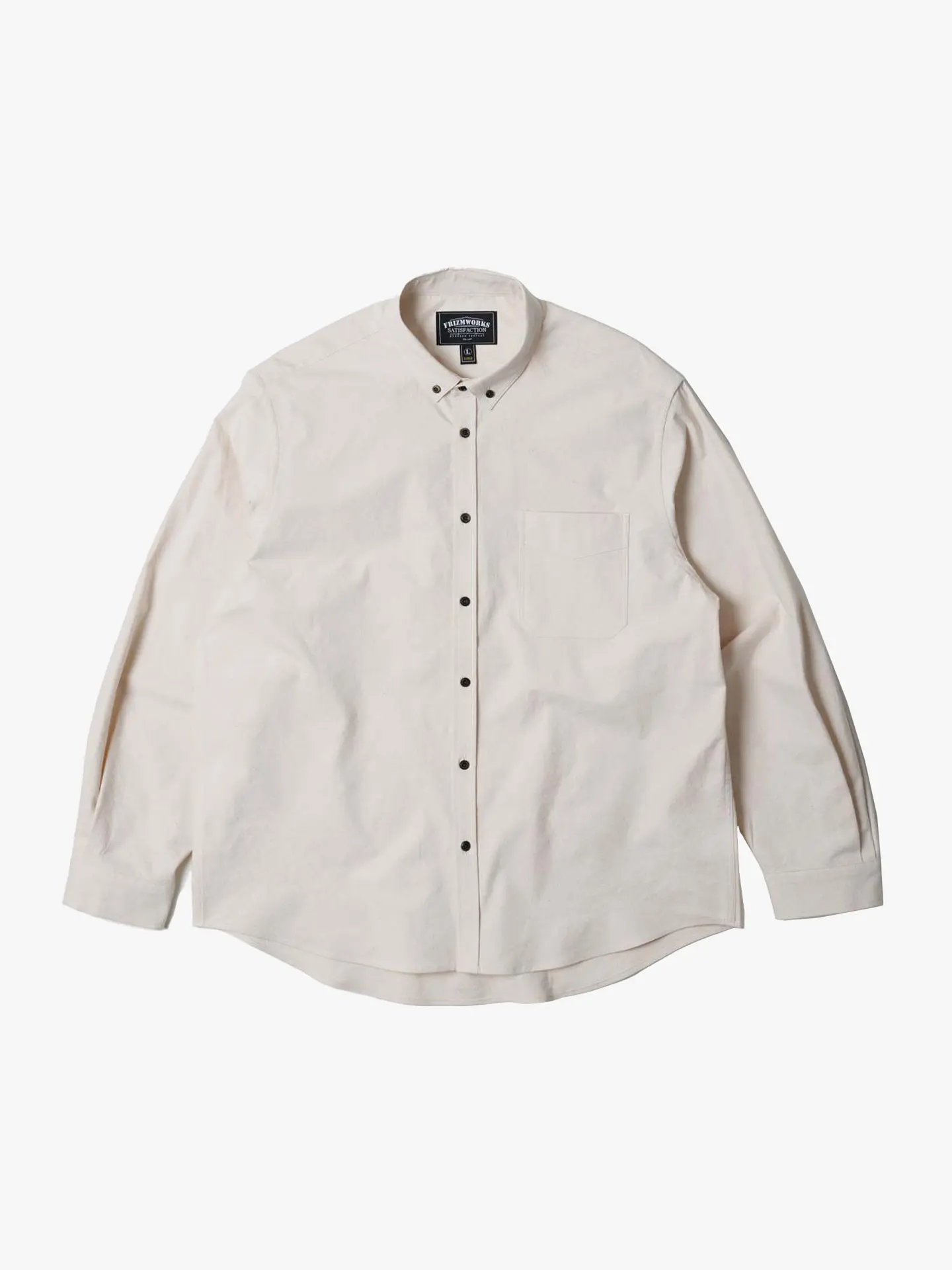Рубашка FrizmWORKS FLANNEL FRENCH SHIRT TEAL белая