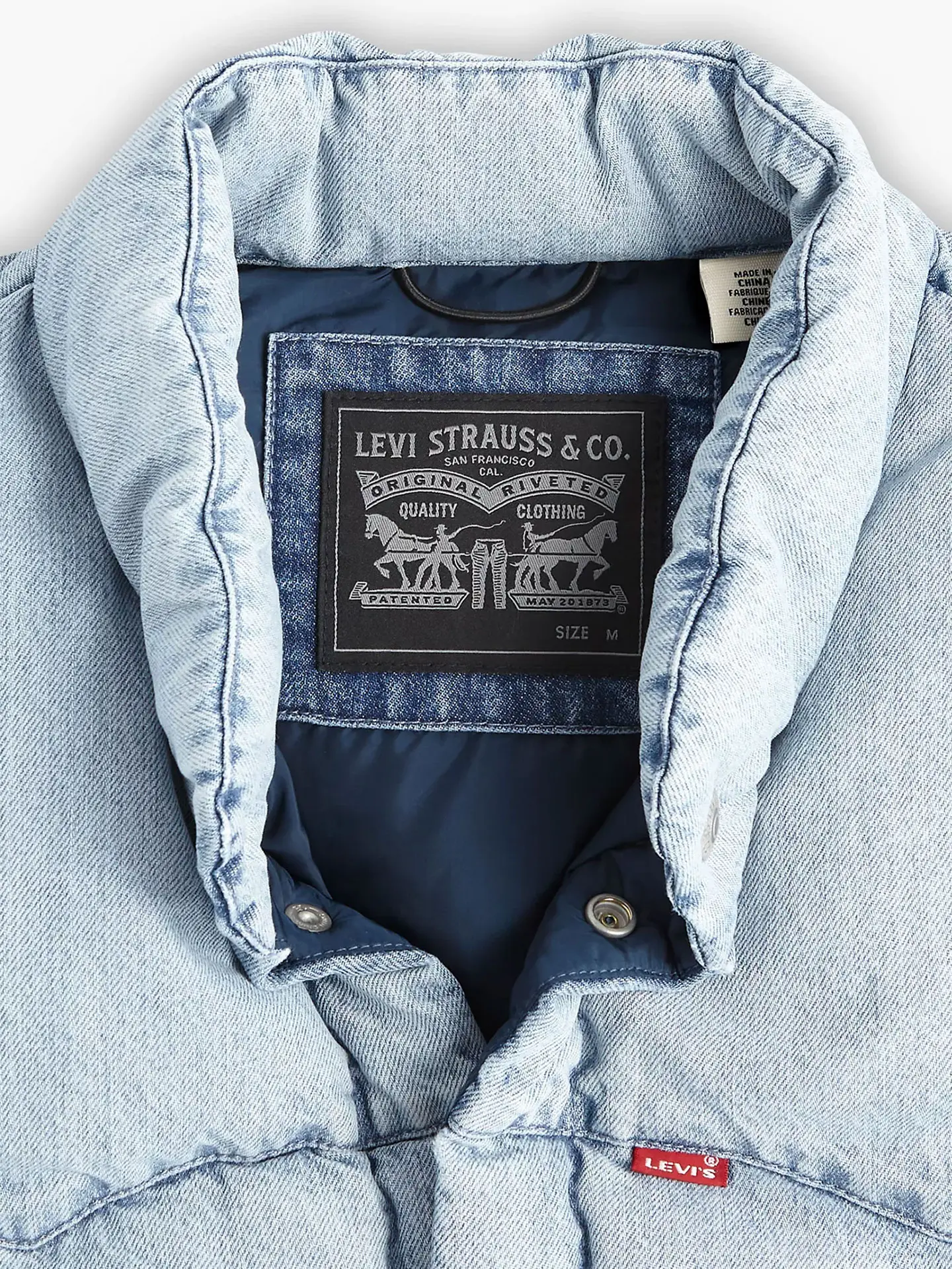 Жилет Levi's WESTERN SUPER PUFFER VST BLUES