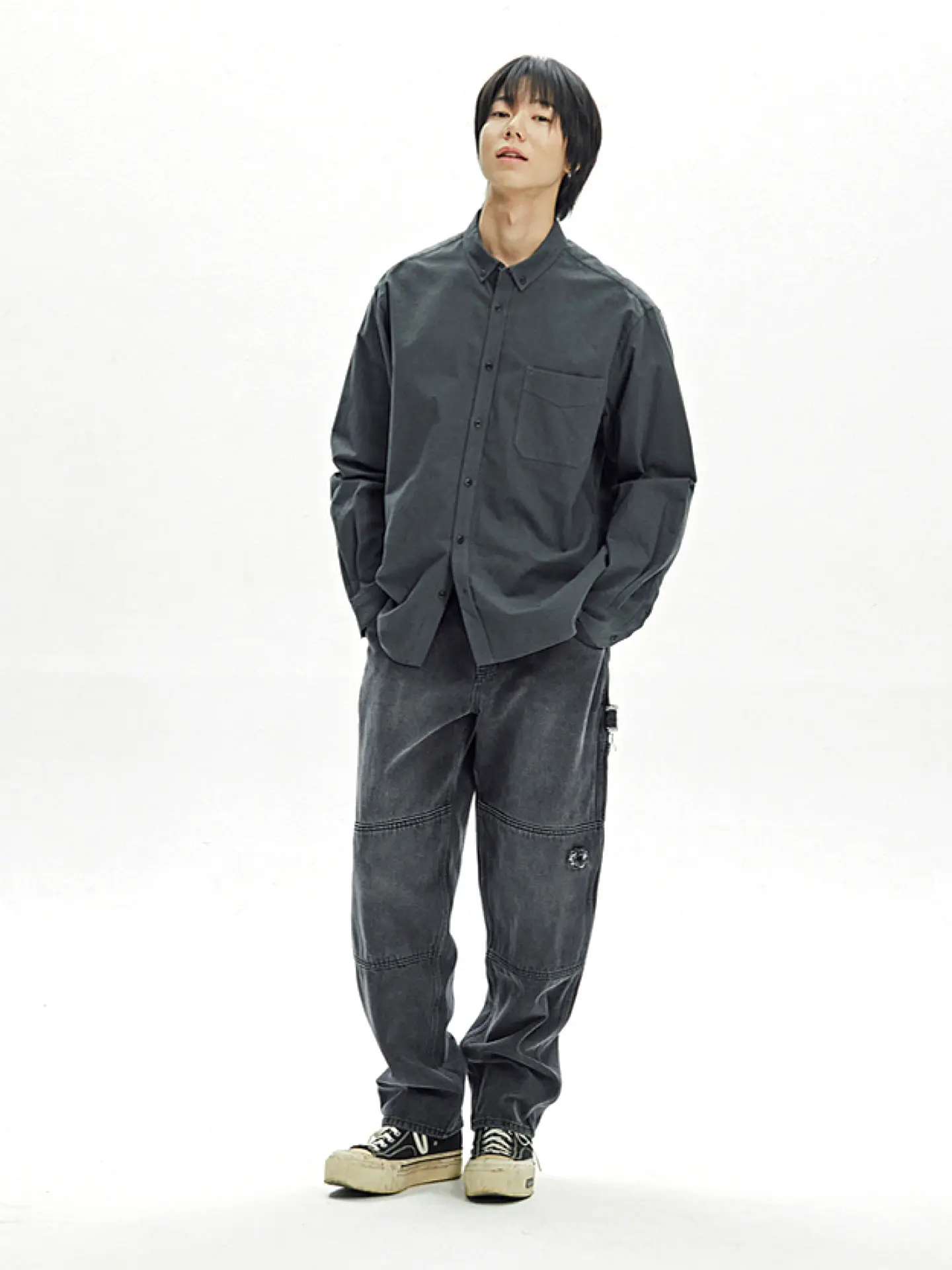Рубашка FrizmWORKS FLANNEL FRENCH SHIRT TEAL черная