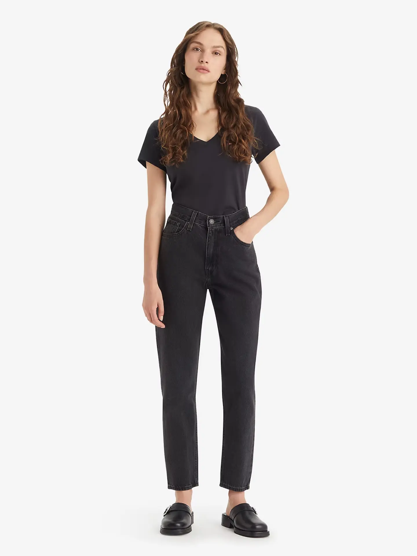 Джинсы Levi's 80S MOM JEAN BLACKS