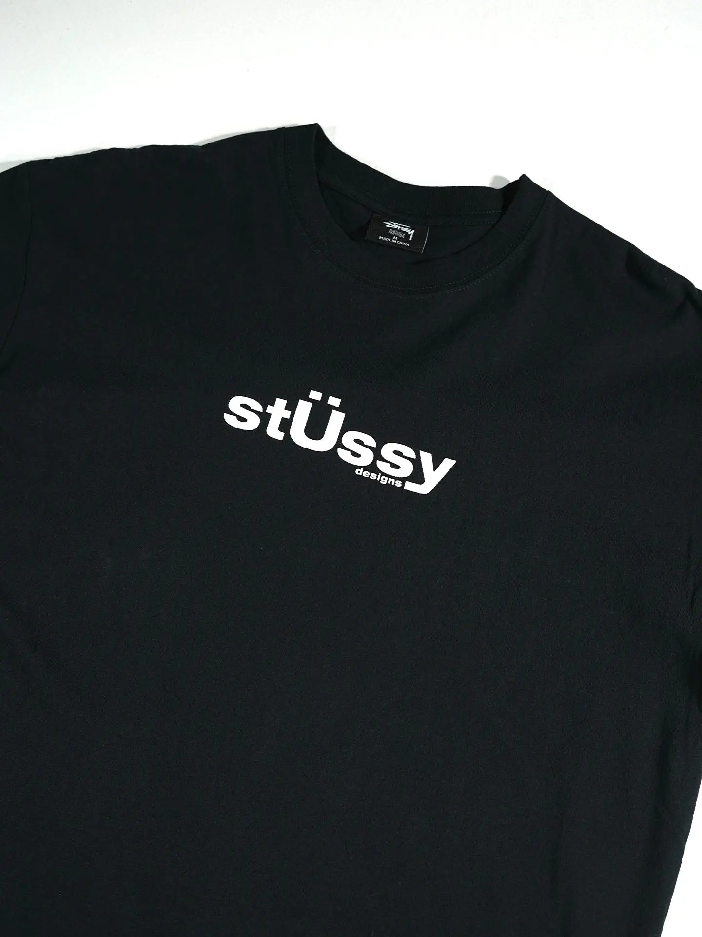 Футболка Stussy Australia Big U Logo SS Tee Black