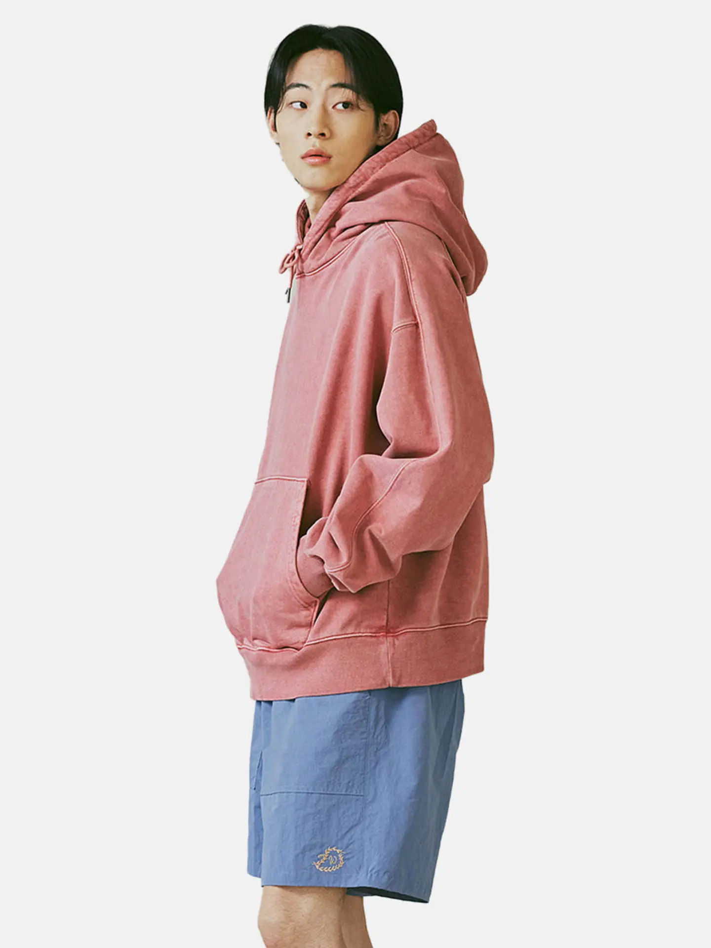 Толстовка FrizmWORKS OG PIGMENT DYEING HOODY 002 PINK