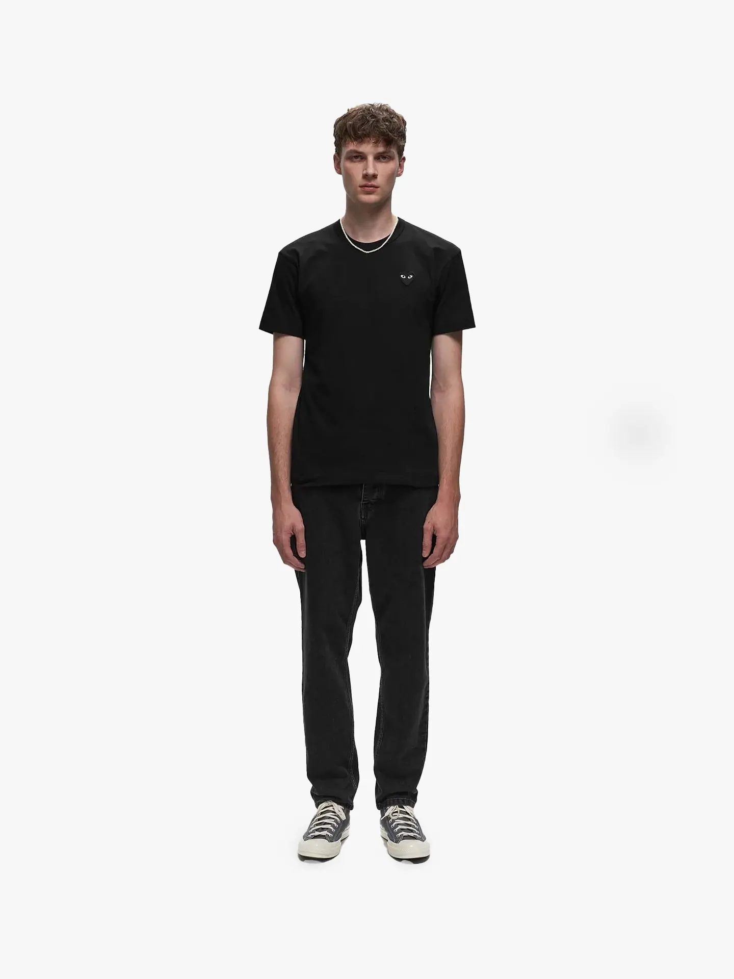 Футболка Comme des Garcons Play Black Heart T-Shirt Black