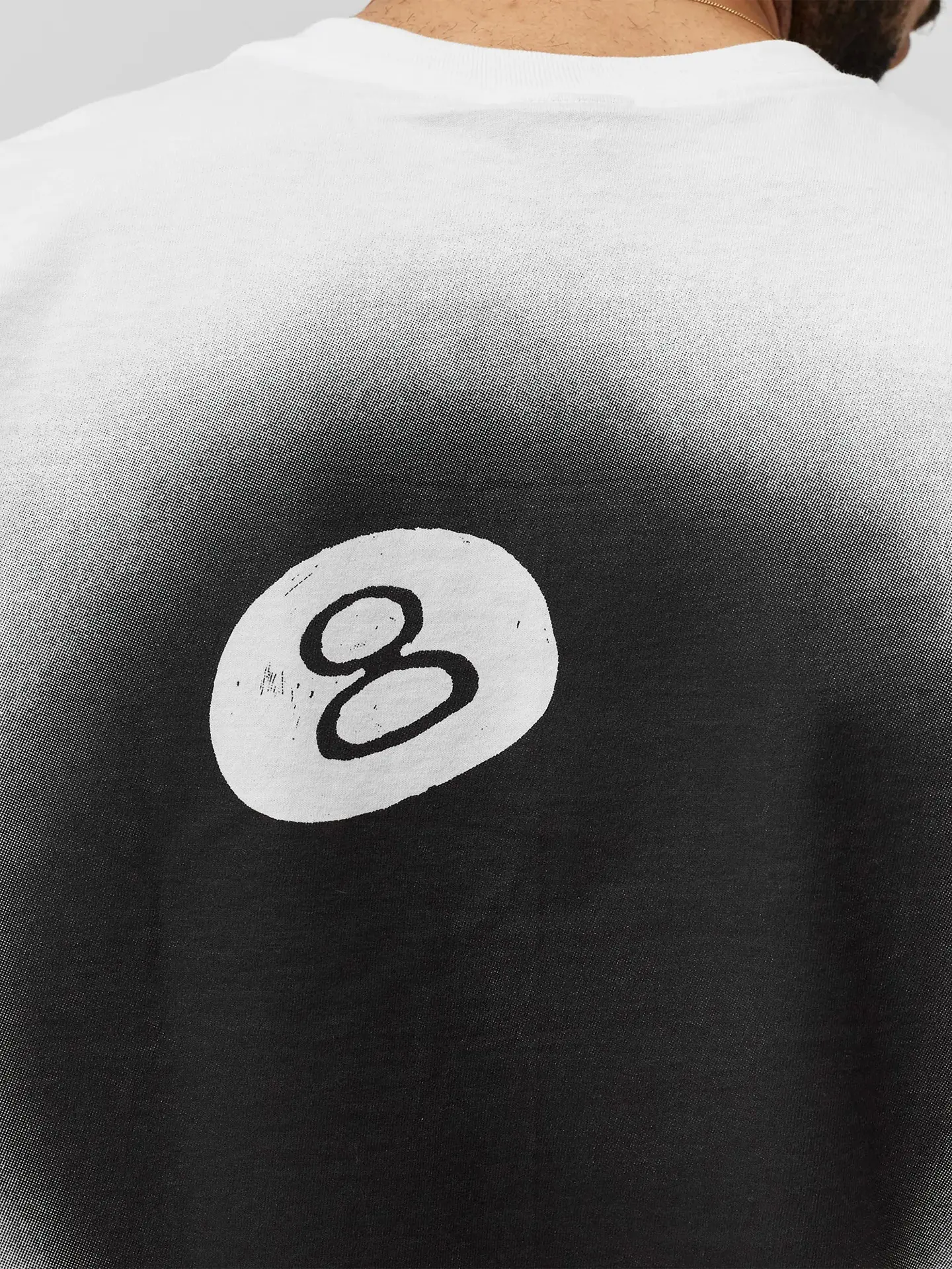 Футболка Stussy 8 Ball Fade Tee White