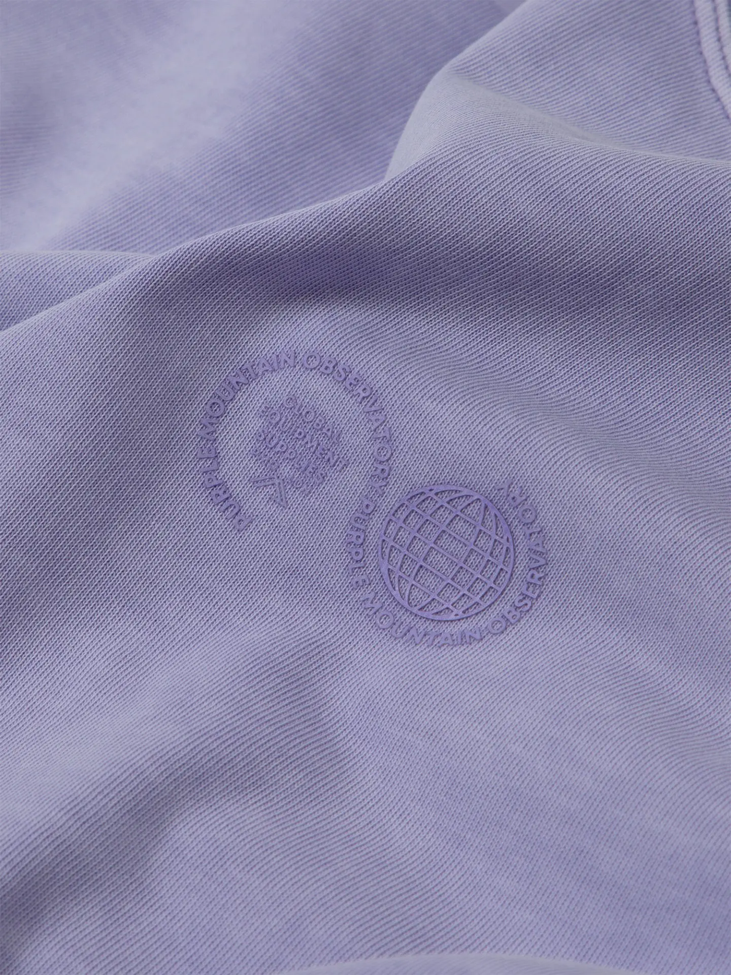 Футболка Purple Mountain Observatory GARMENT DYED SS TEE, цвет Лиловый