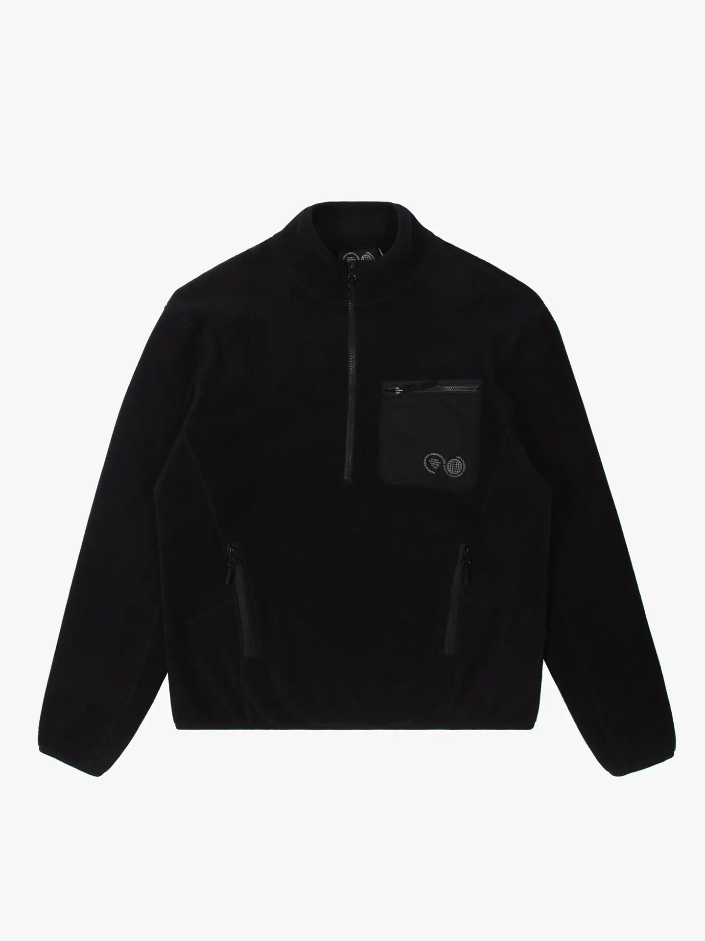 Флисовая толстовка Purple Mountain Observatory MICRO FLEECE OTH, цвет Черный
