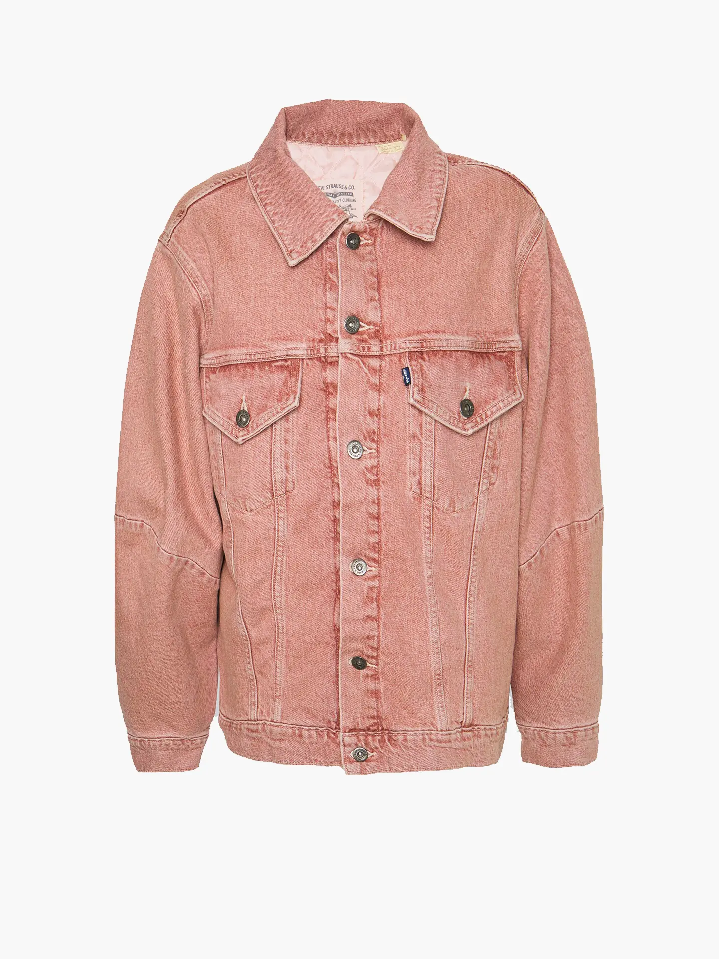 A033000000/S Джинсовая куртка Levis LMC WEDGE SLEEVE TRUCKER LMC PINK SANDS, S