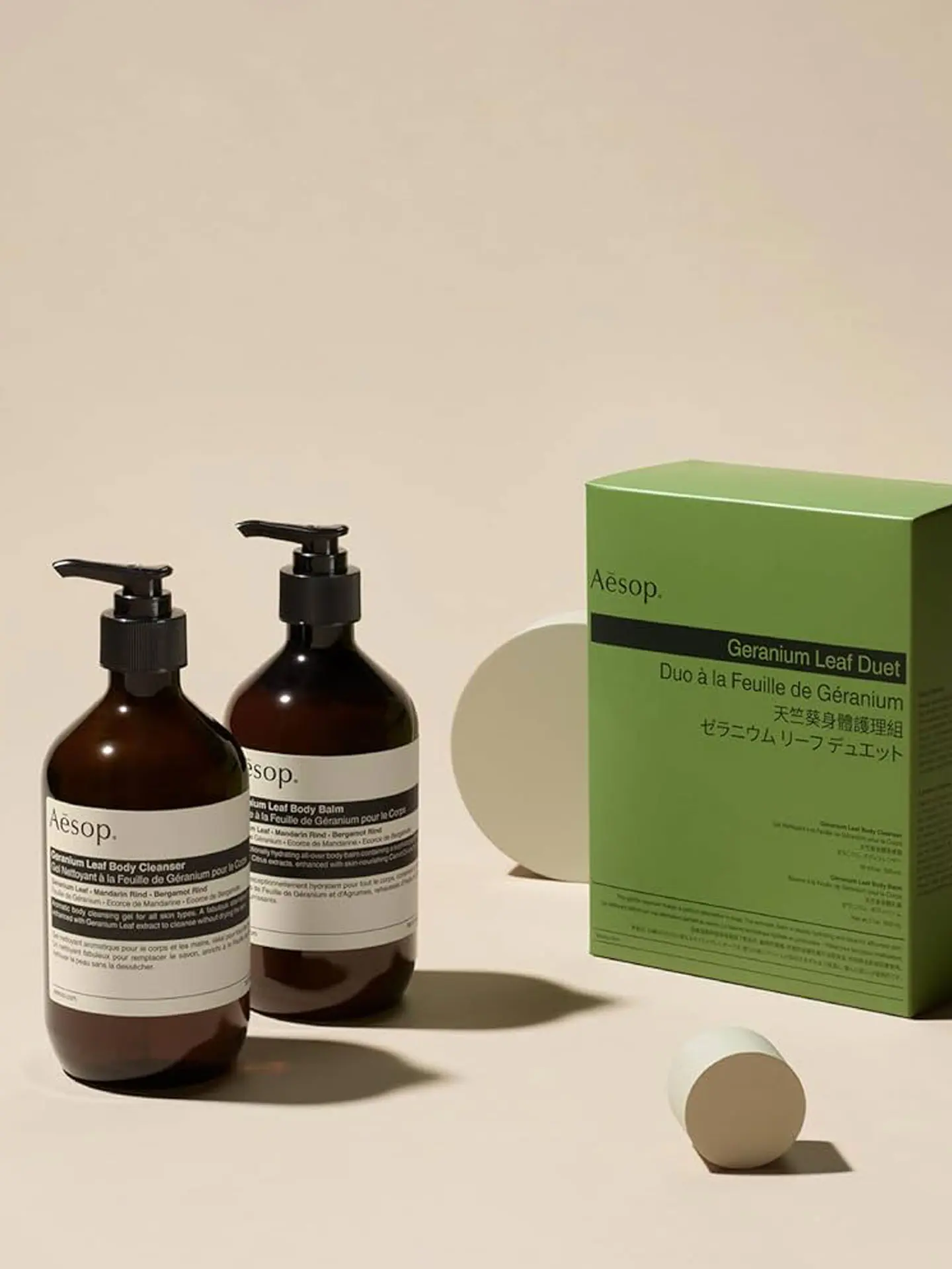 Набор для тела Aesop Geranium Leaf Duet 1000 мл