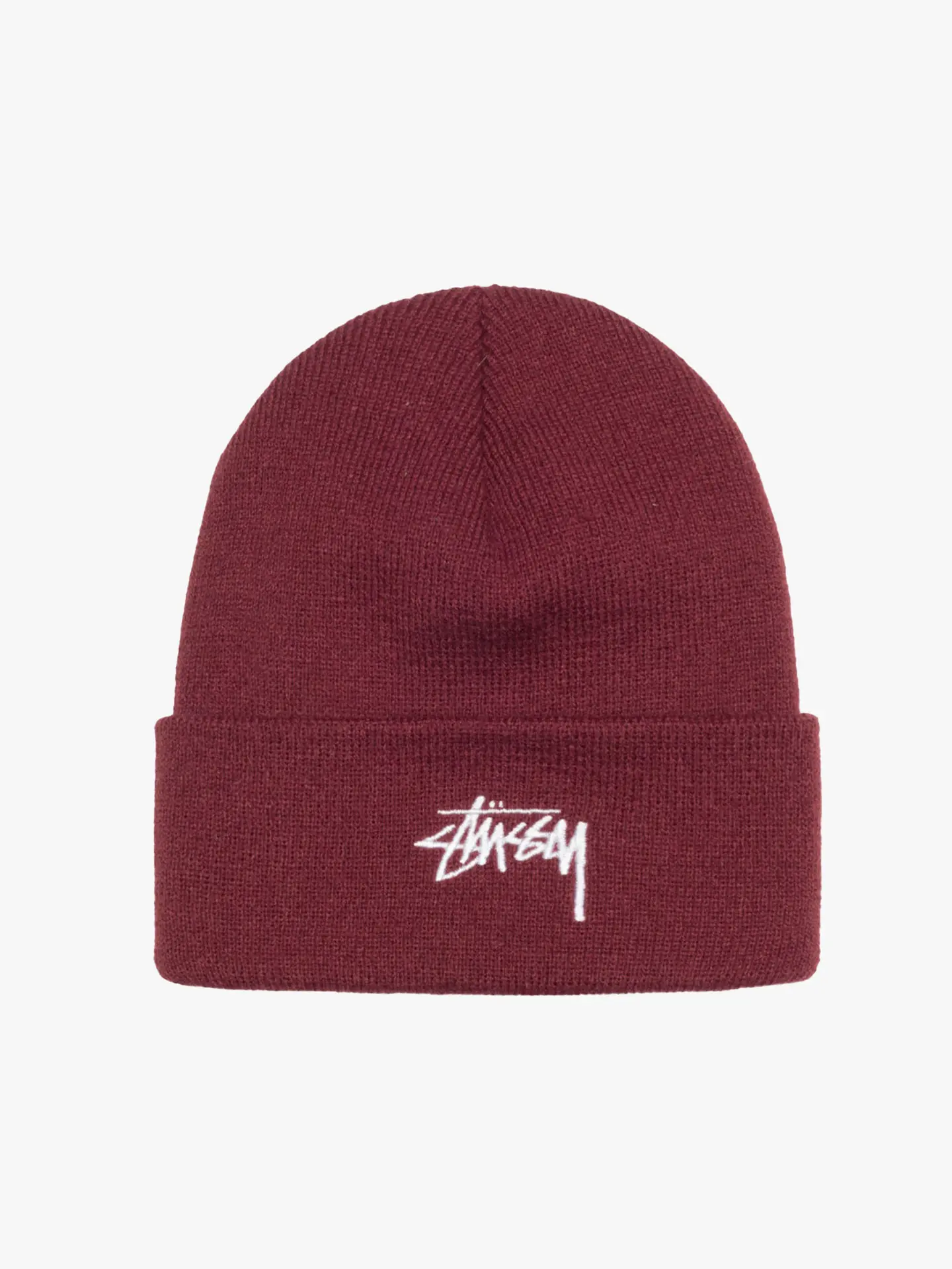 Шапка Stussy FA19 Stock Cuff Beanie Wine 