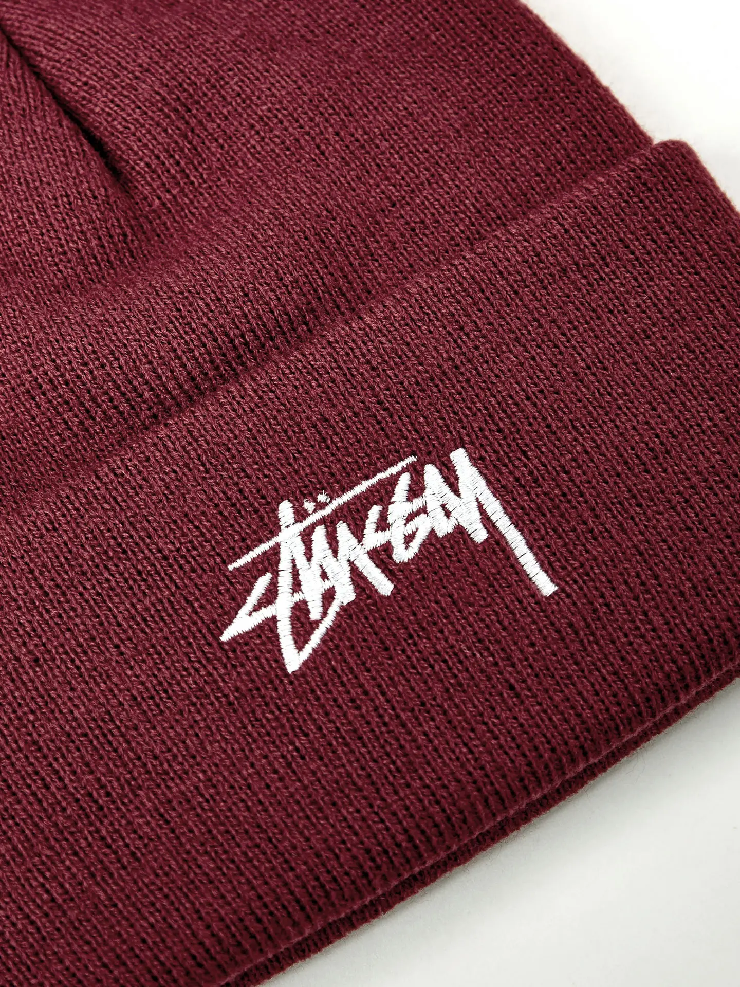 Шапка Stussy FA19 Stock Cuff Beanie Wine 
