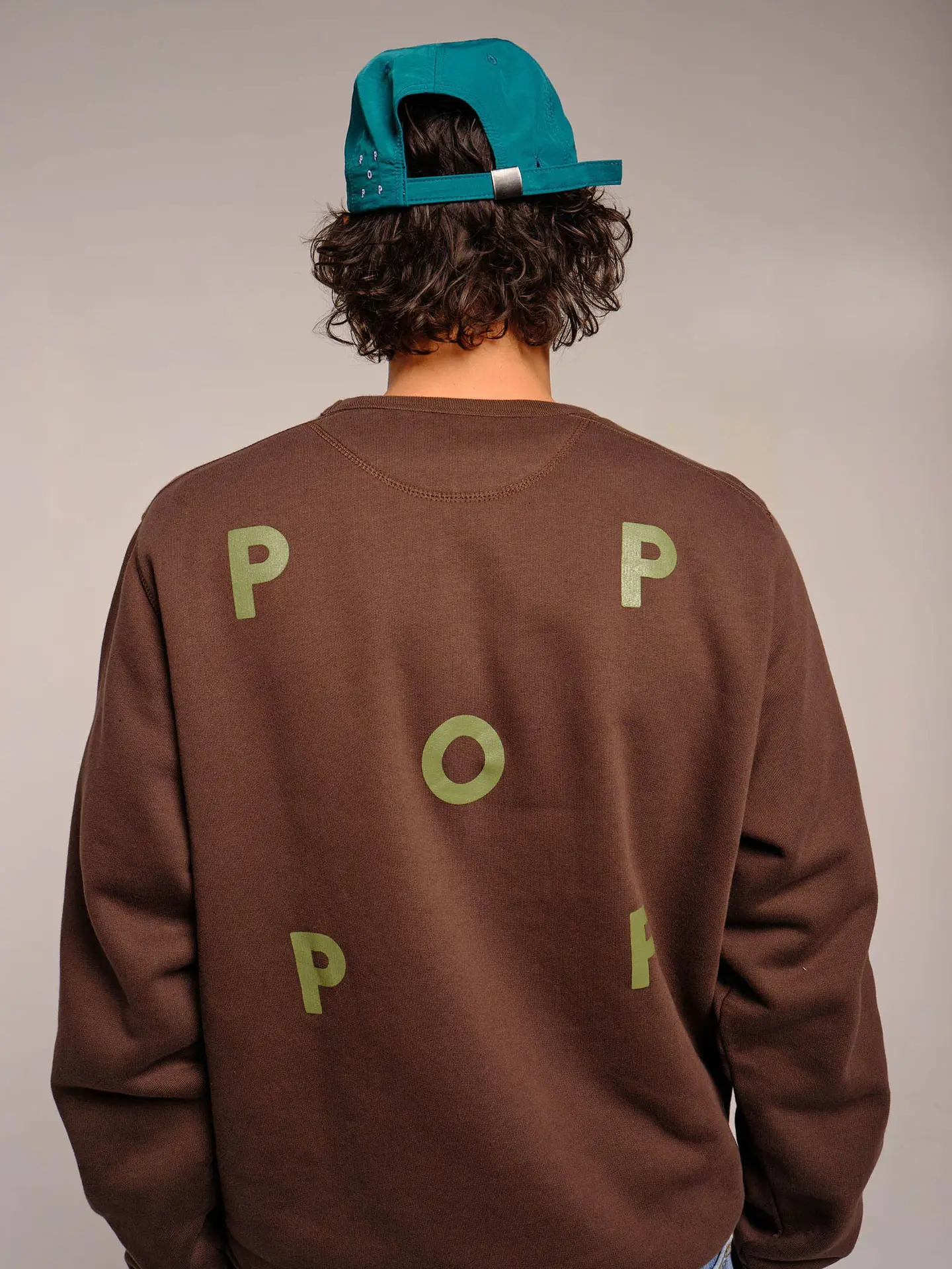 Толстовка Pop Trading Company logo crewneck sweat 