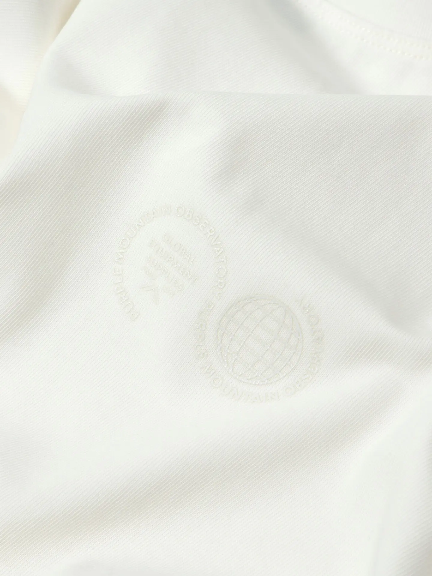 Футболка Purple Mountain Observatory TONAL LOGO SS TEE, цвет Белый