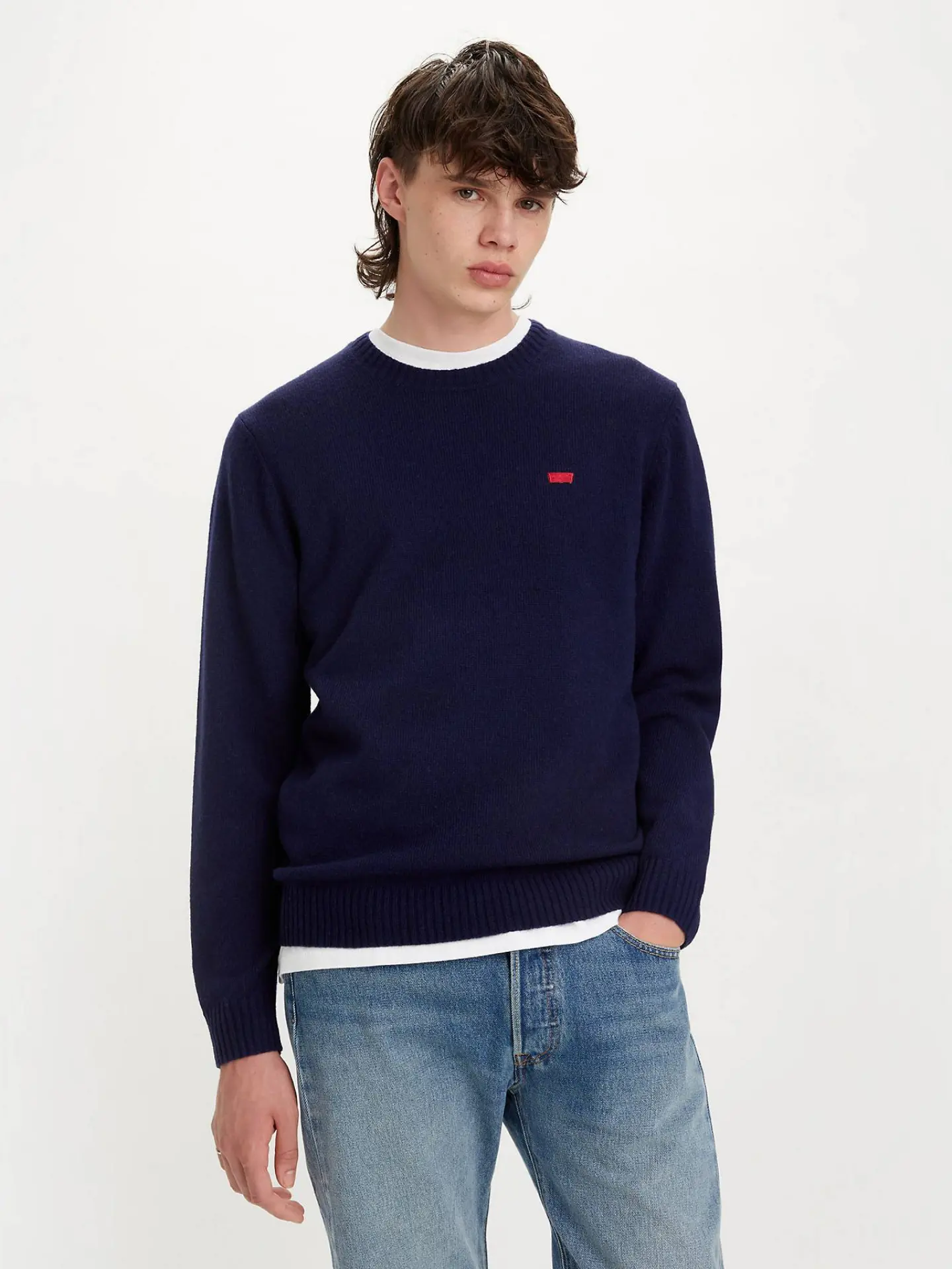 Толстовка Levi's ORIGINAL HM SWEATER BLUES