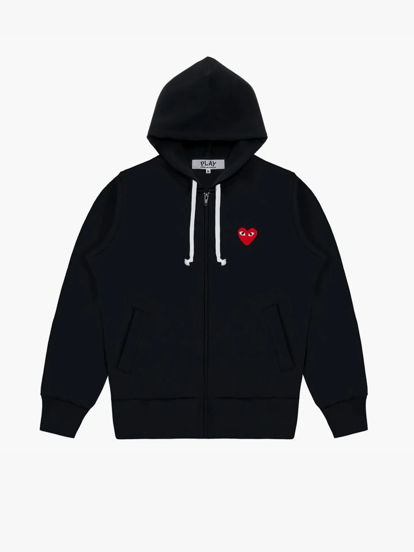 Толстовка Comme des Garcons Play Red Heart Zip-Up Hoodie