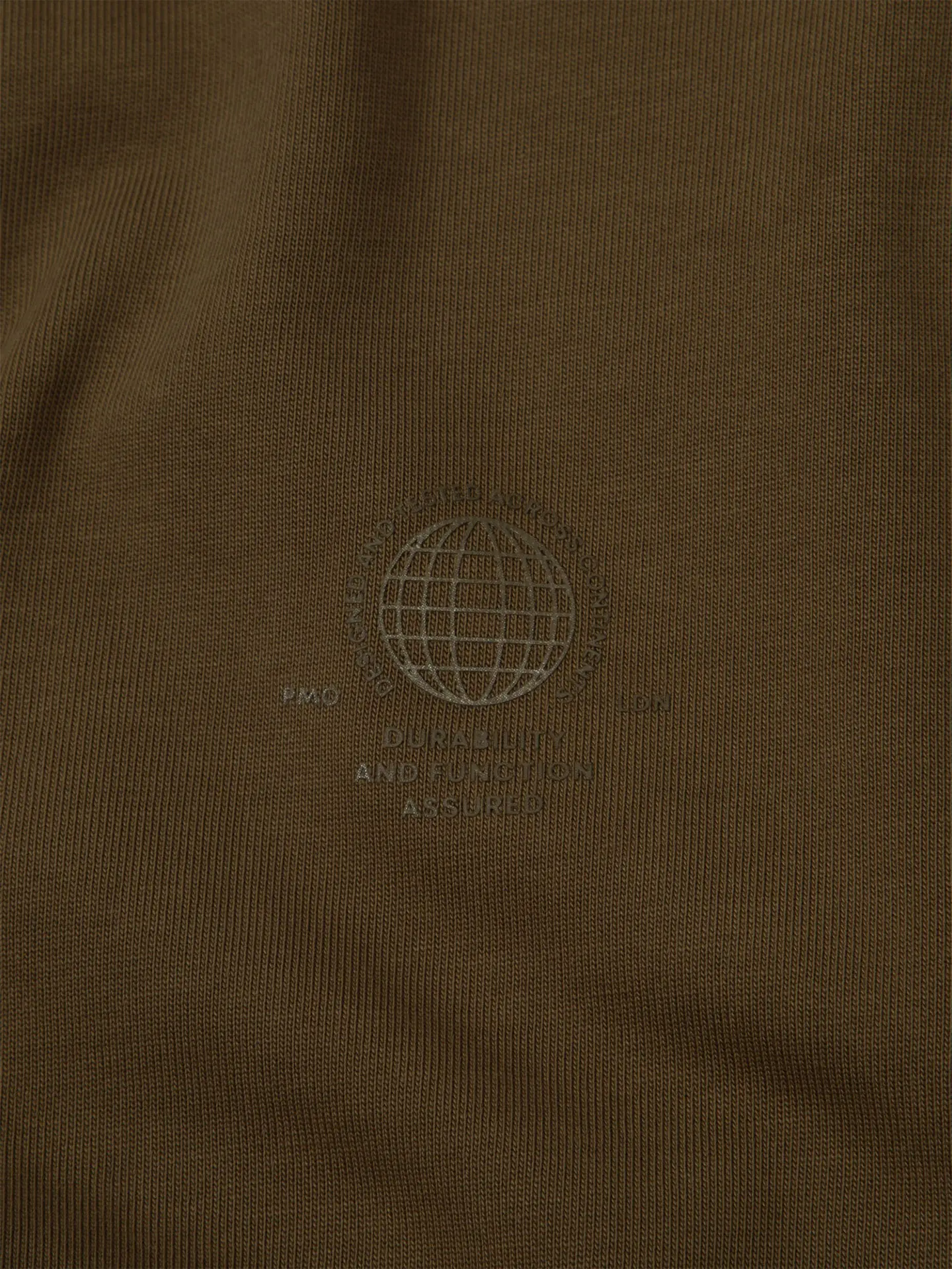 Футболка Purple Mountain Observatory TONAL LOGO SS TEE, цвет Хаки