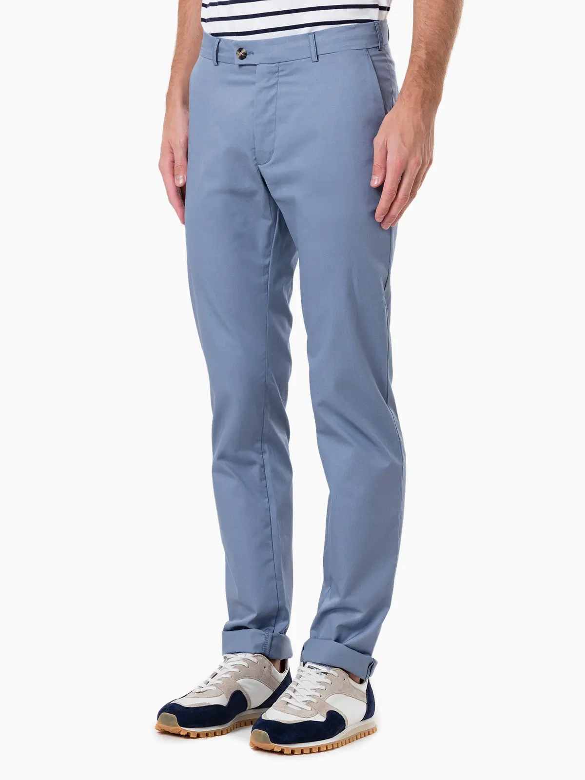Брюки Private White V.C. ECO CHINO SKYBLUE