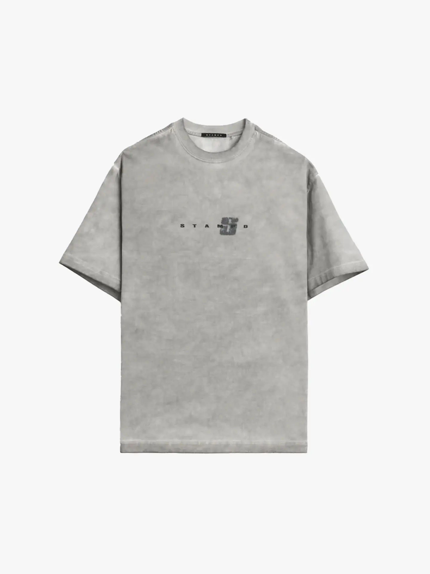 Футболка Stampd Broken Ice Transit Tee - Oil Wash Iron Grey