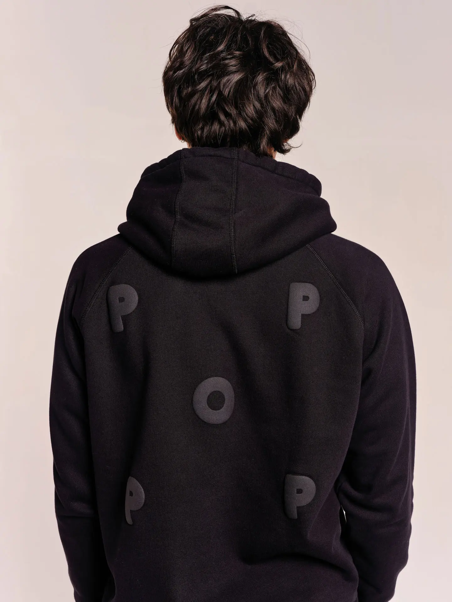 Толстовка Pop Trading Company puffed logo hooded sweat 