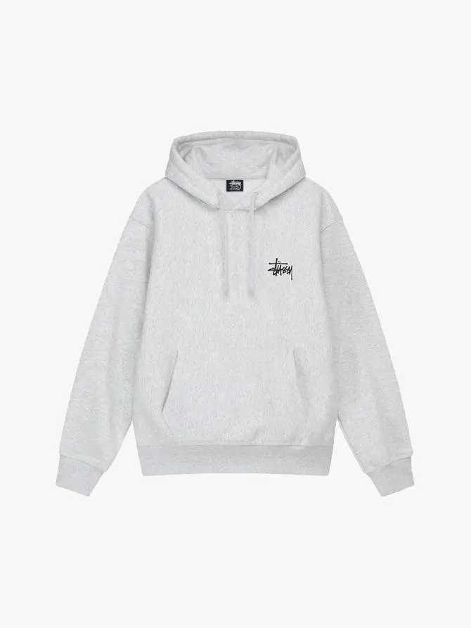 Толстовка Stussy Basic Stussy Hood Ash Heather