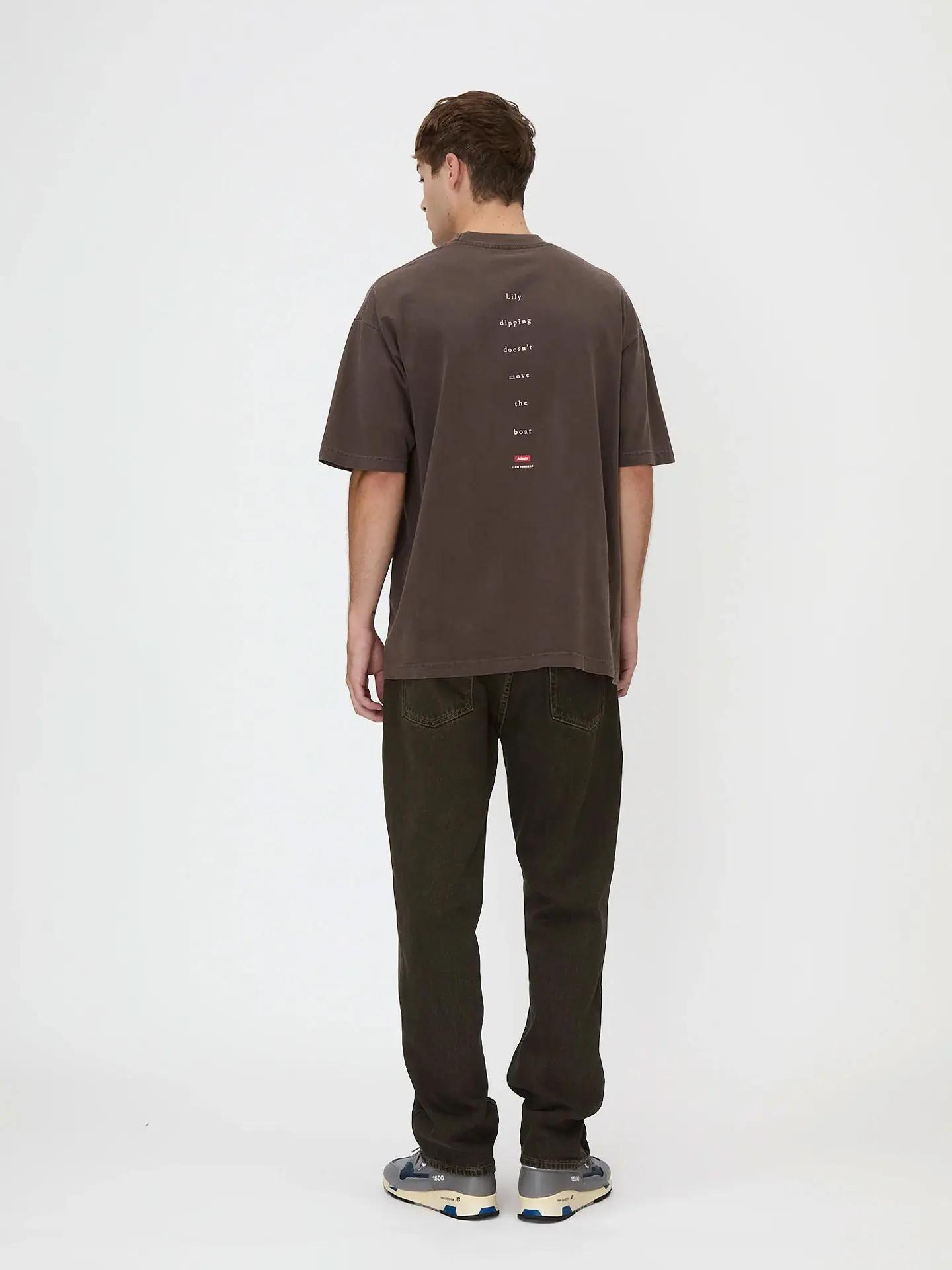 LILY TEE BROWN Футболка коричневый