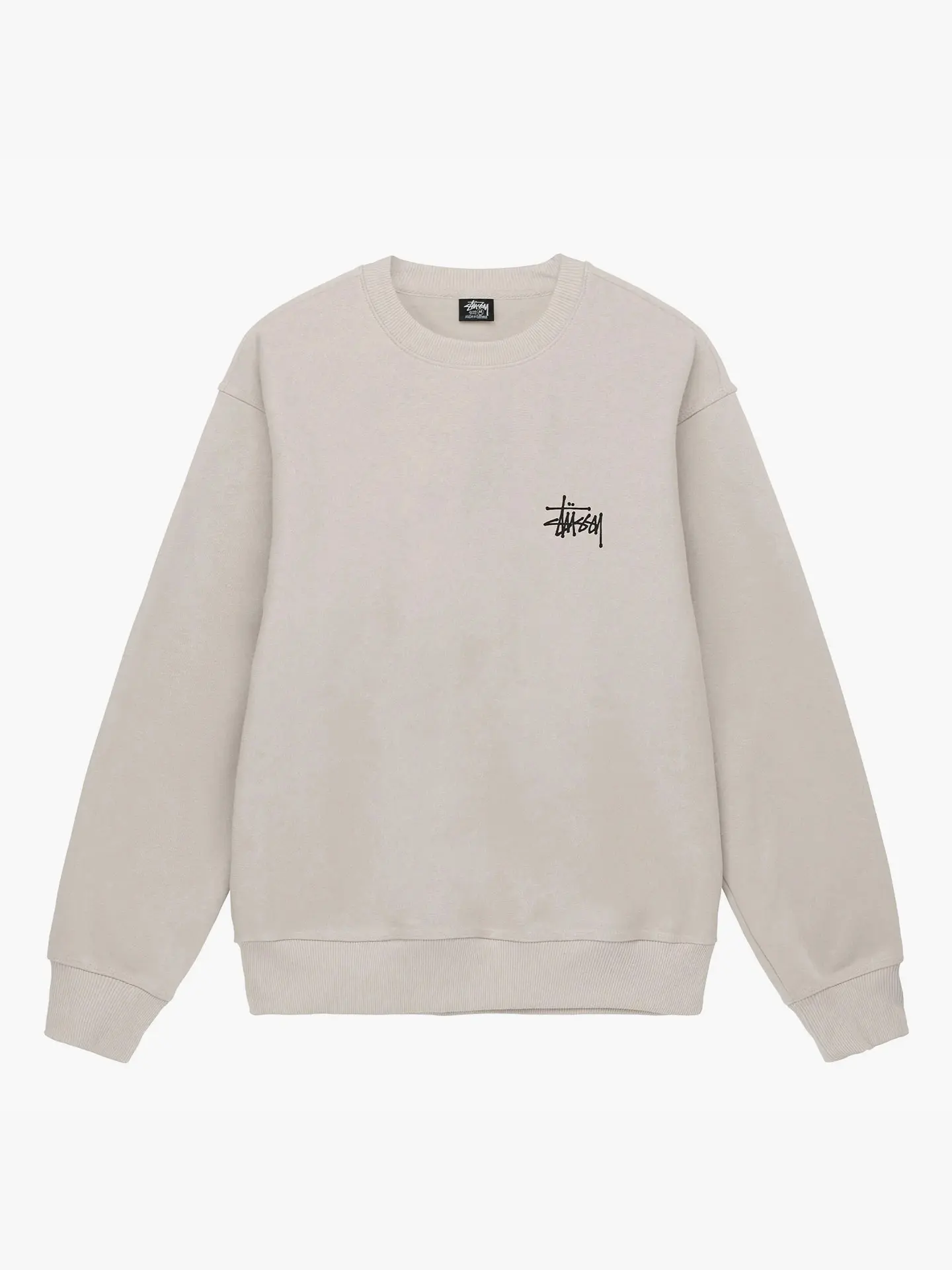 Свитшот Stussy Basic Stussy Crew Smoke