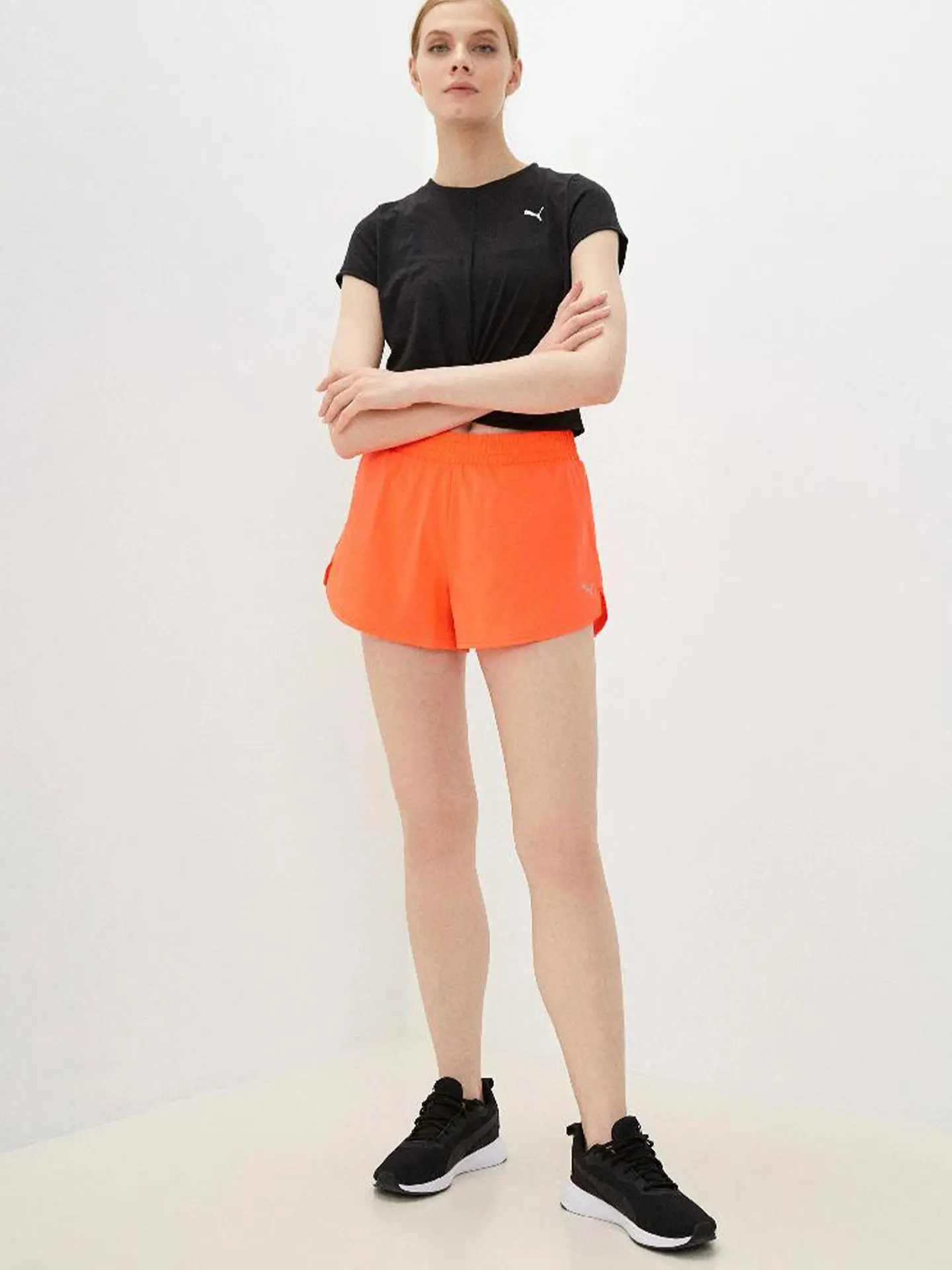 Шорты женские Puma RUN GRAPHIC WOVEN SHORT