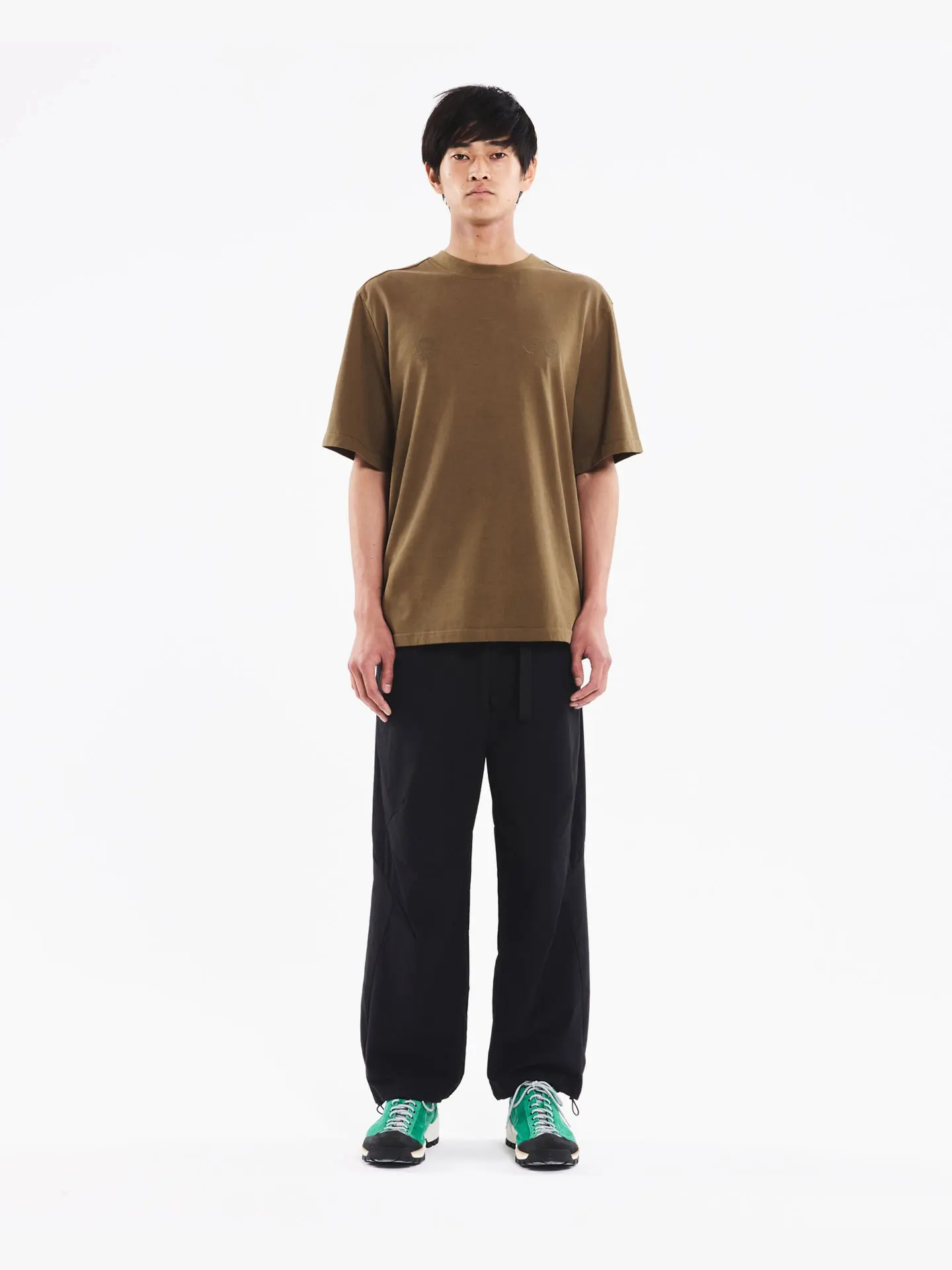 Футболка Purple Mountain Observatory TONAL LOGO SS TEE, цвет Хаки