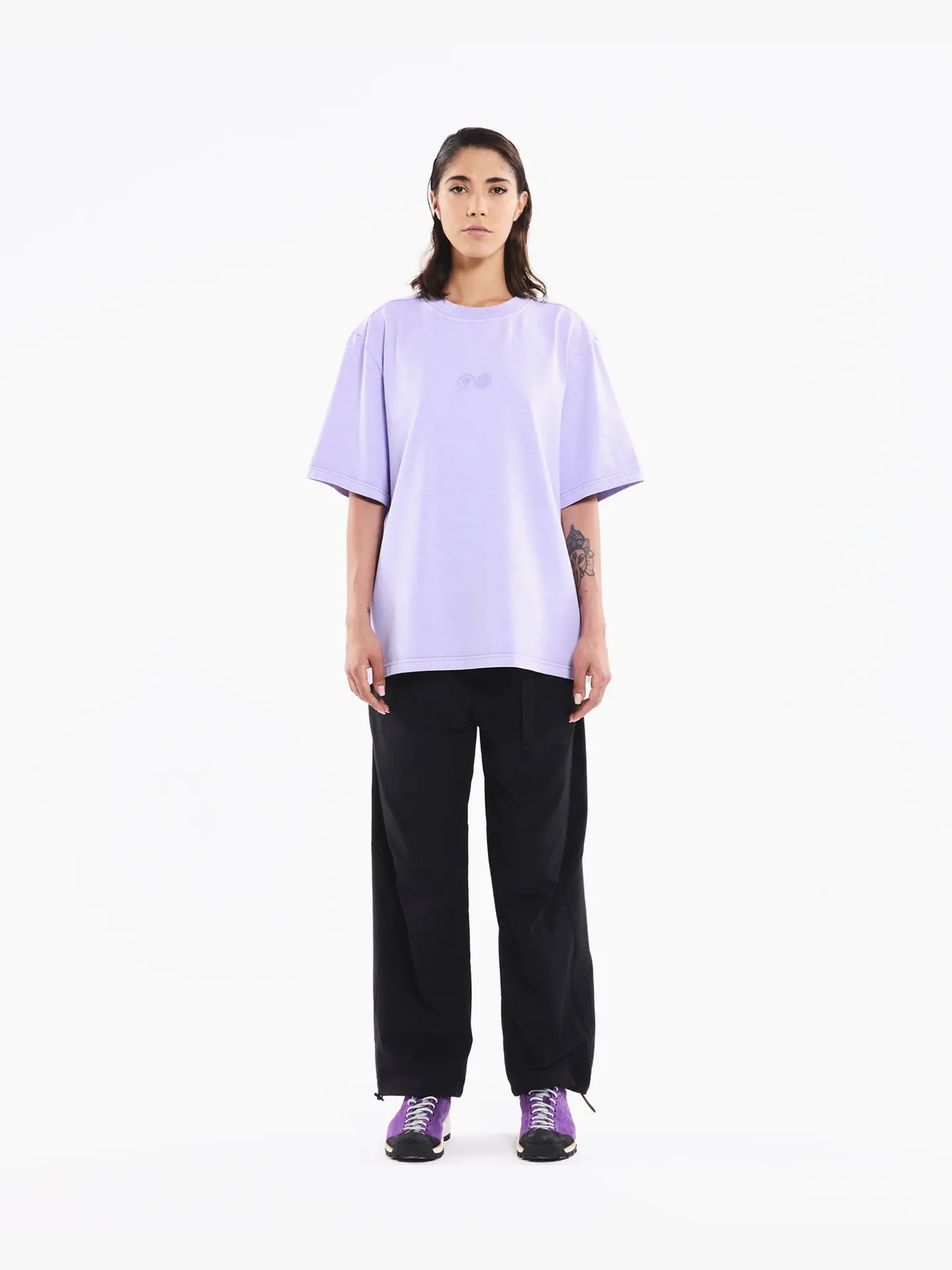Футболка Purple Mountain Observatory GARMENT DYED SS TEE, цвет Лиловый