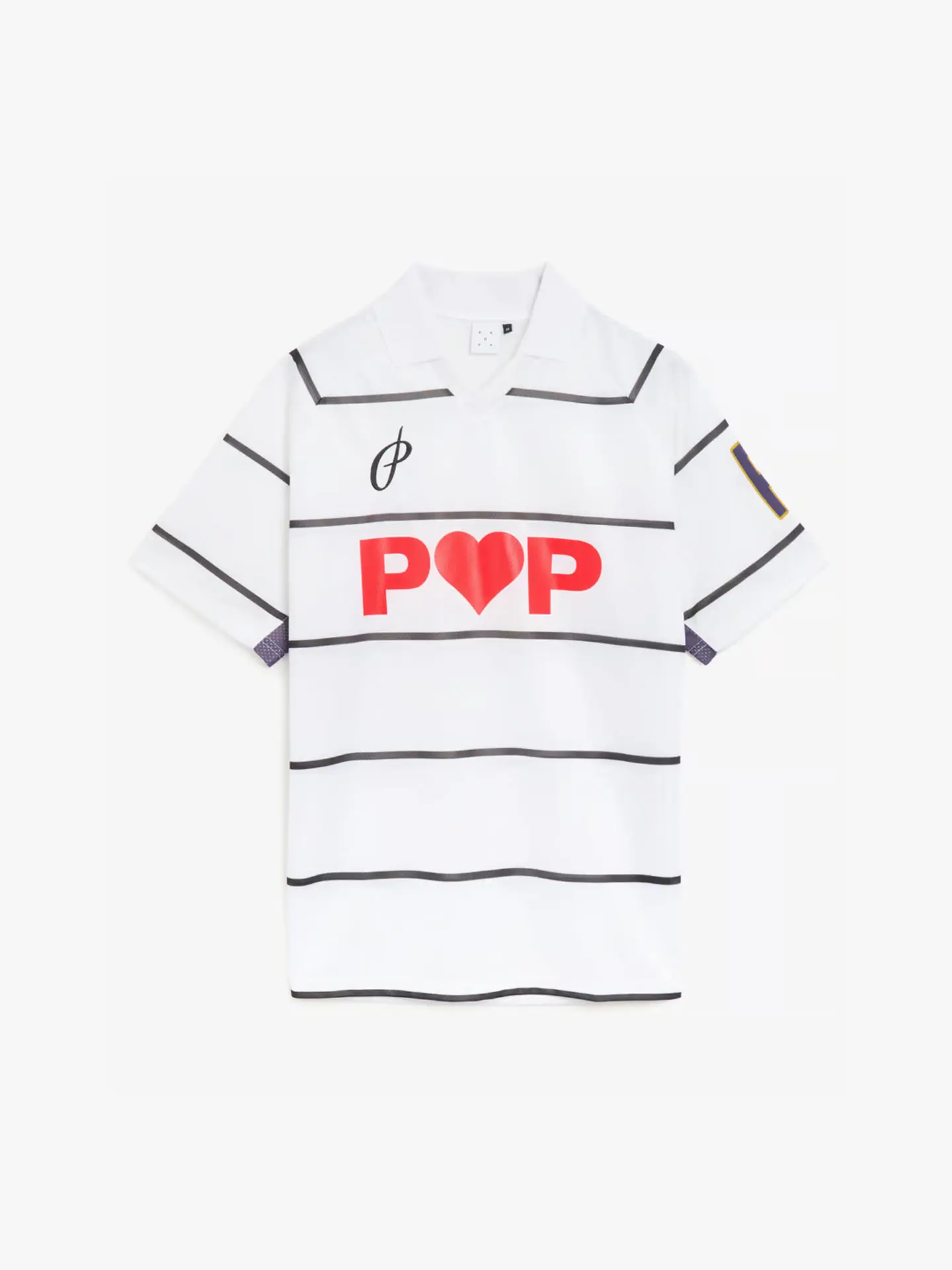 Джерси  Pop Trading Company striped sportif shirt