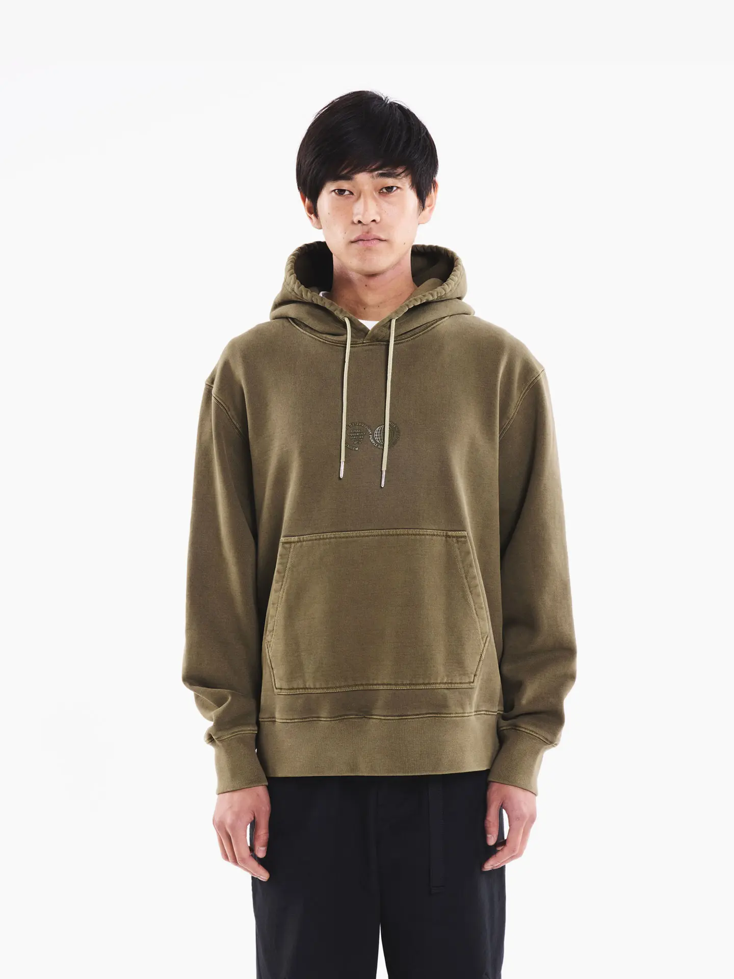 Толстовка Purple Mountain Observatory GARMENT DYE HOODY, цвет Хаки