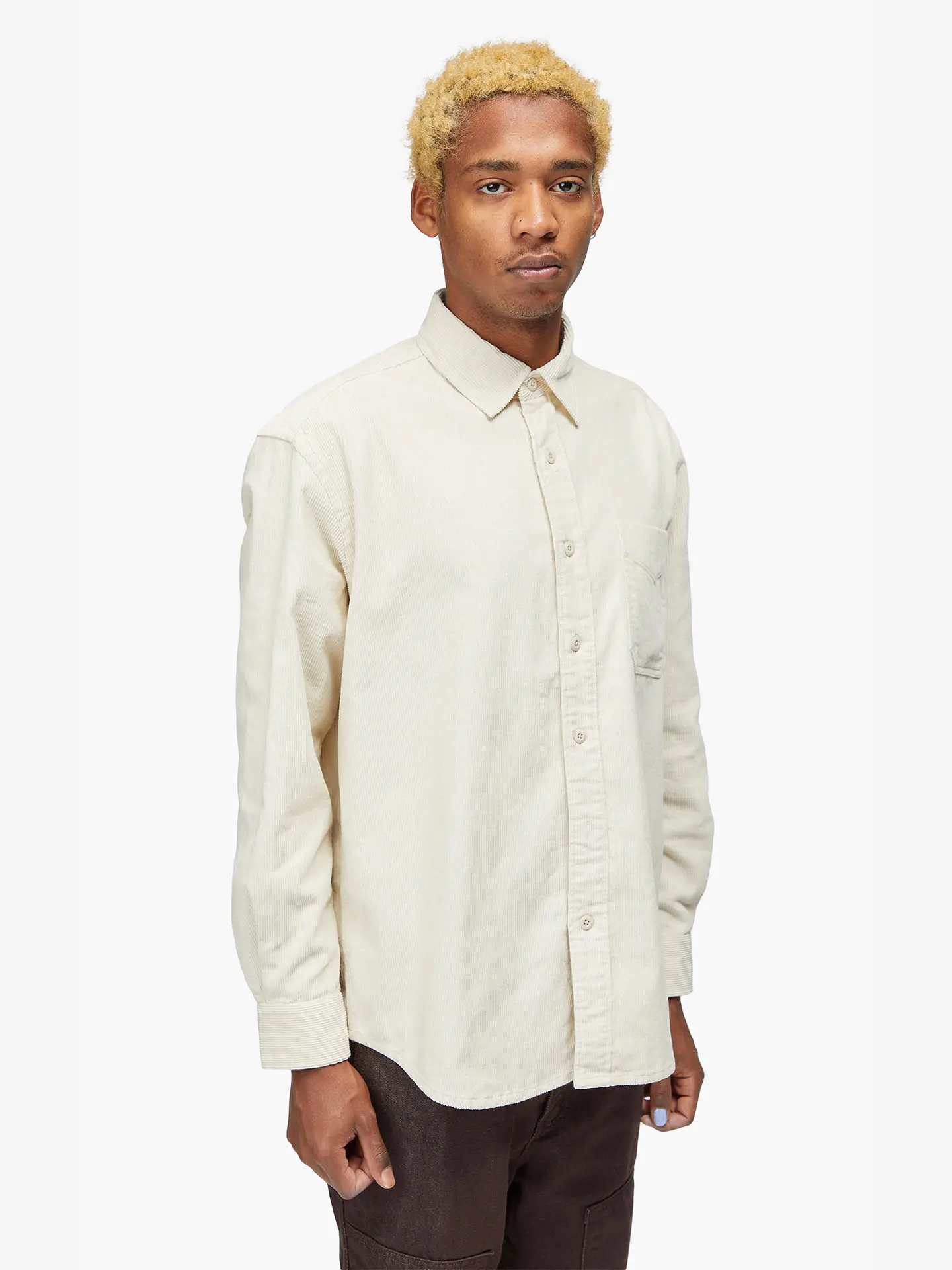 Рубашка FrizmWORKS OG CORDUROY SHIRT бежевая