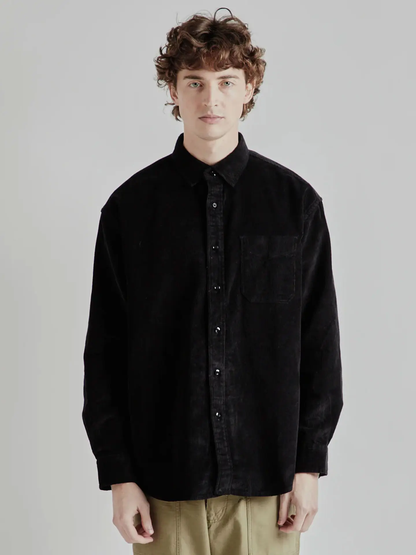Рубашка FrizmWORKS OG CORDUROY SHIRT черная