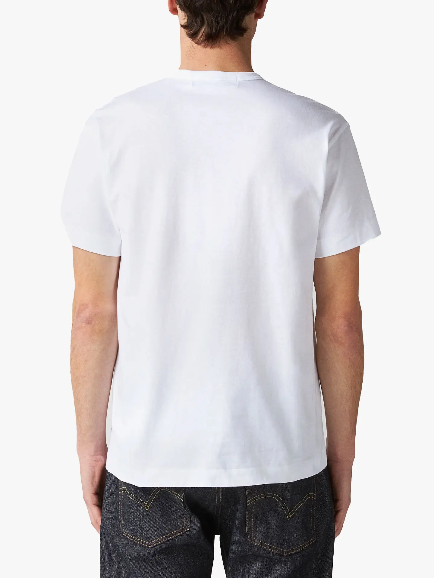 Футболка Comme des Garcons Play Black Heart T-Shirt White