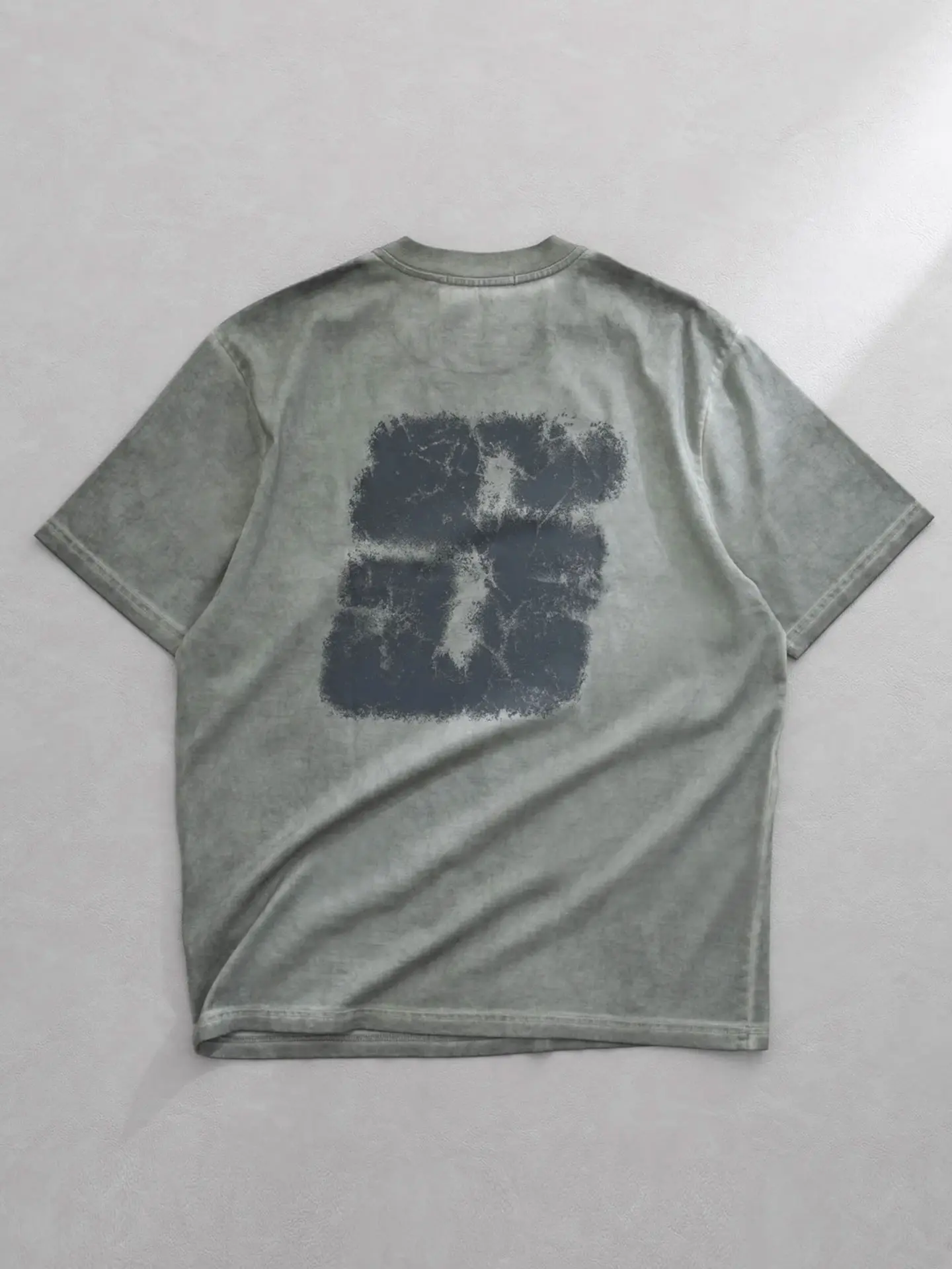 Футболка Stampd Broken Ice Transit Tee - Oil Wash Iron Grey