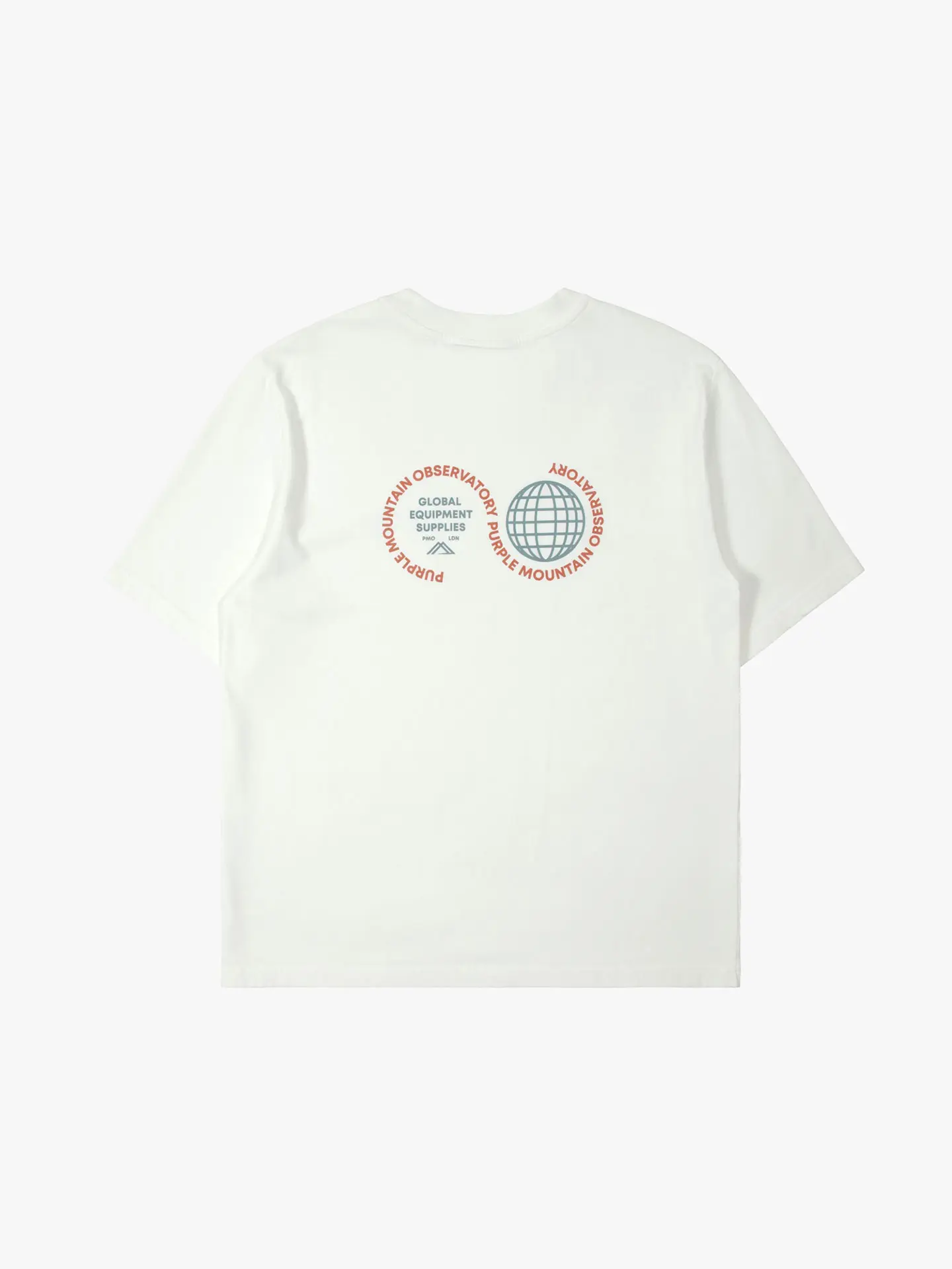 Футболка Purple Mountain Observatory GLOBE SS TEE, цвет Белый
