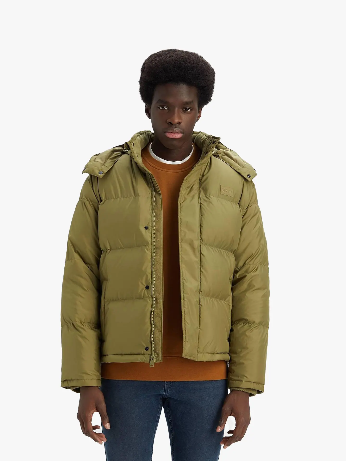 Куртка Levi's LAUREL SHORT PUFFER GREENS