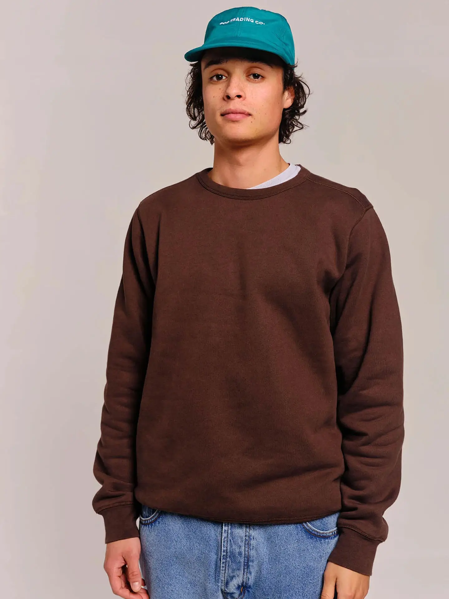Толстовка Pop Trading Company logo crewneck sweat 