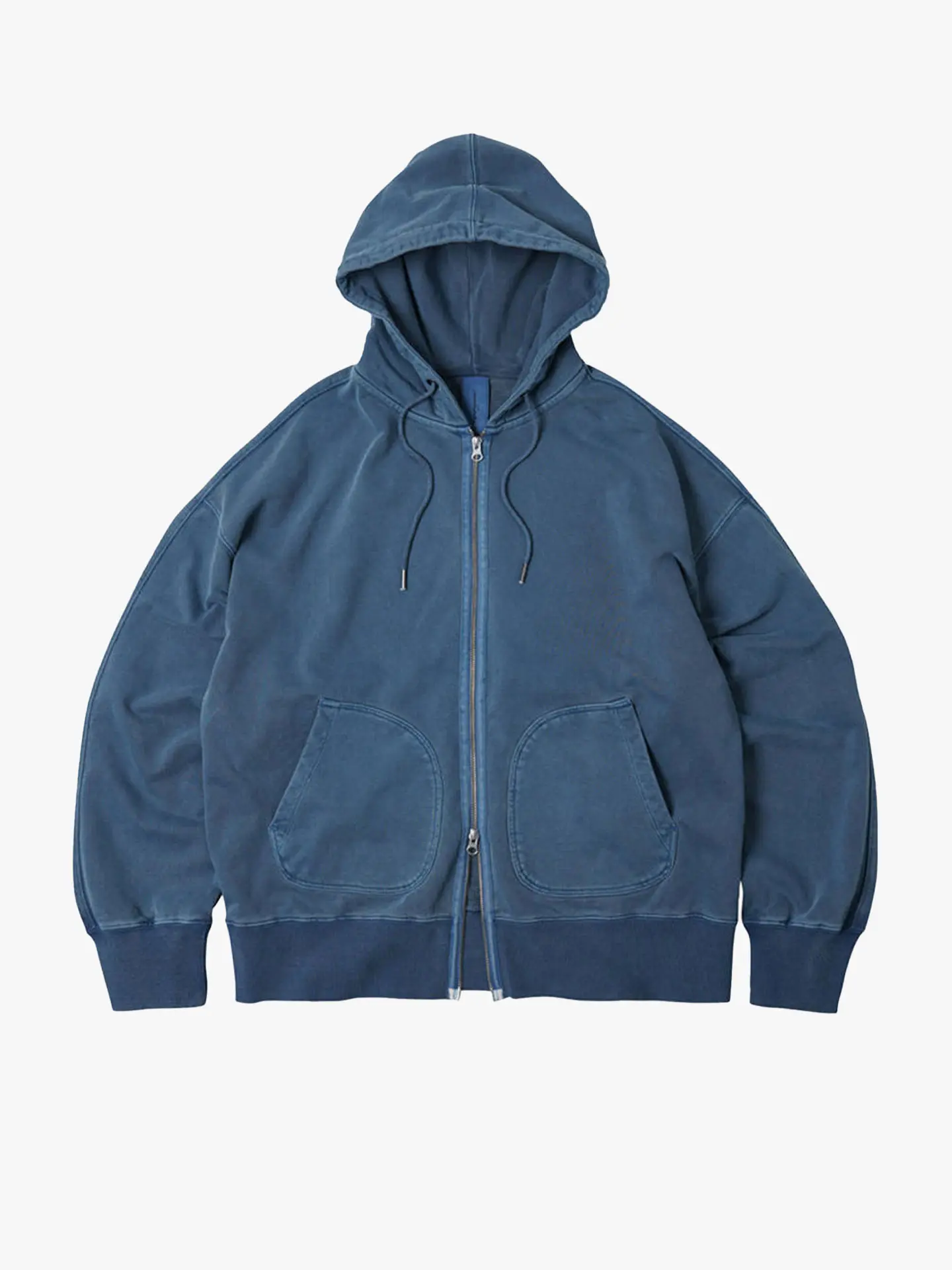 Толстовка FrizmWORKS OG PIGMENT DYEING HOOD ZIPUP PARKA BLUE