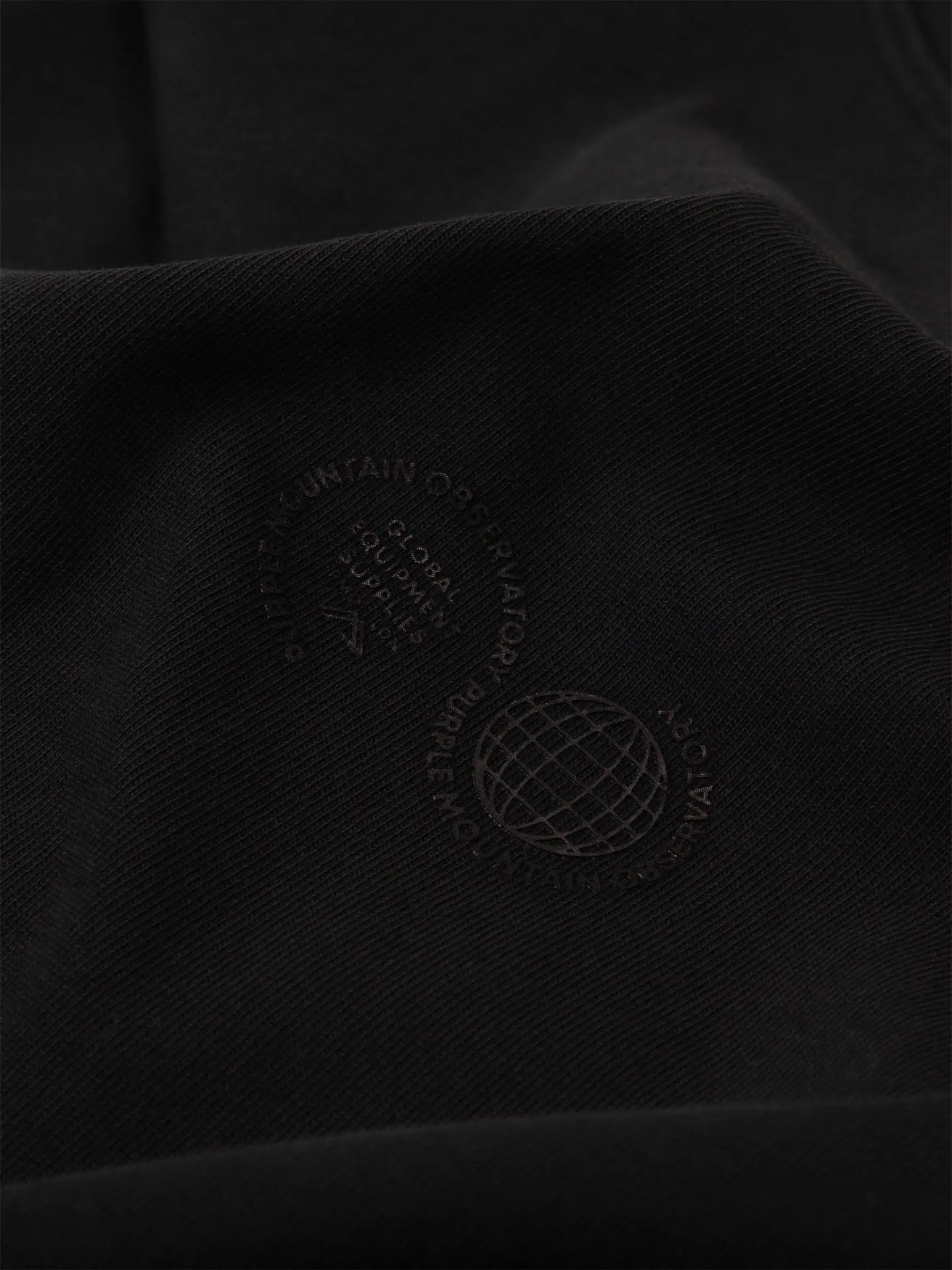 Футболка Purple Mountain Observatory GARMENT DYED SS TEE, цвет Черный