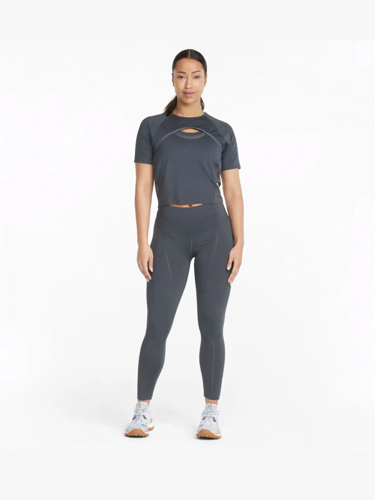 Футболка женская Puma RUN FIRST MILE CROP TEE