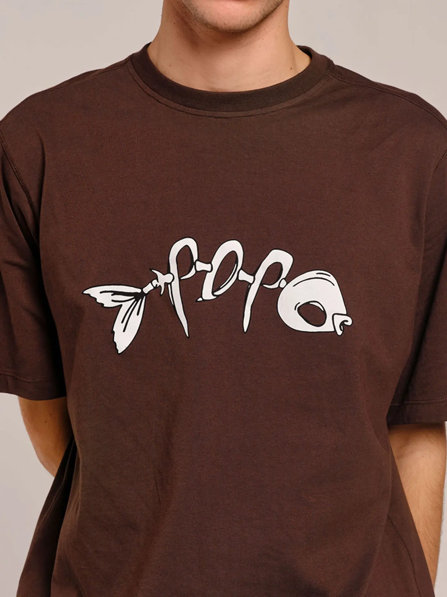 Футболка Pop Trading Company  dead fish t-shirt 