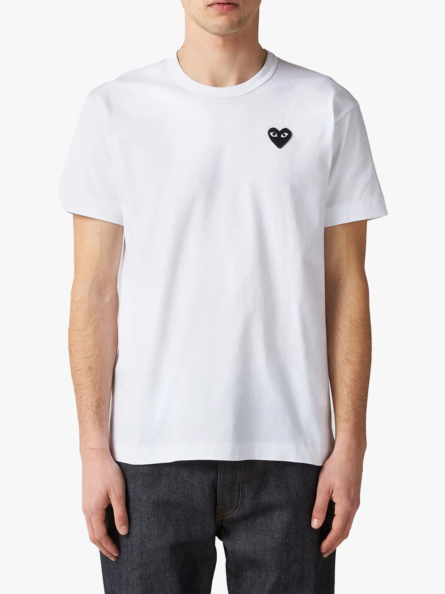 Футболка Comme des Garcons Play Black Heart T-Shirt White