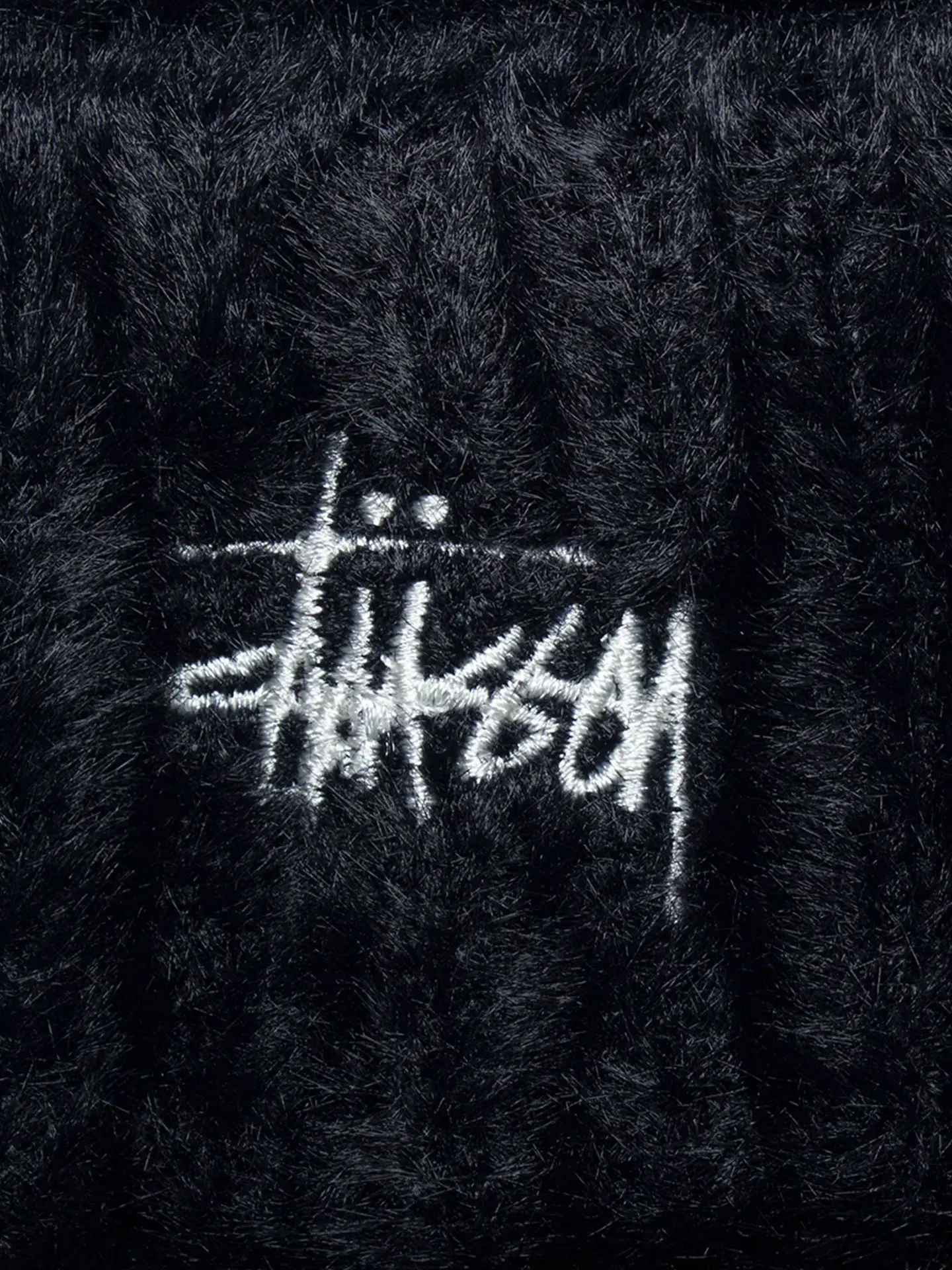 Шапка Stussy Shaggy Cuff Beanie Black 