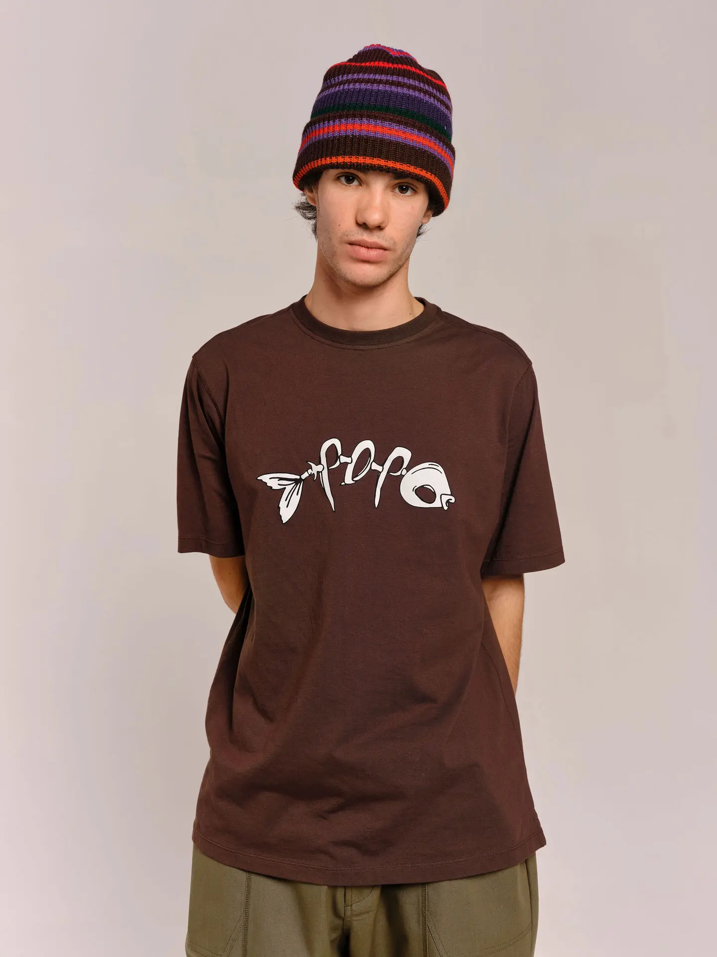 Футболка Pop Trading Company  dead fish t-shirt 
