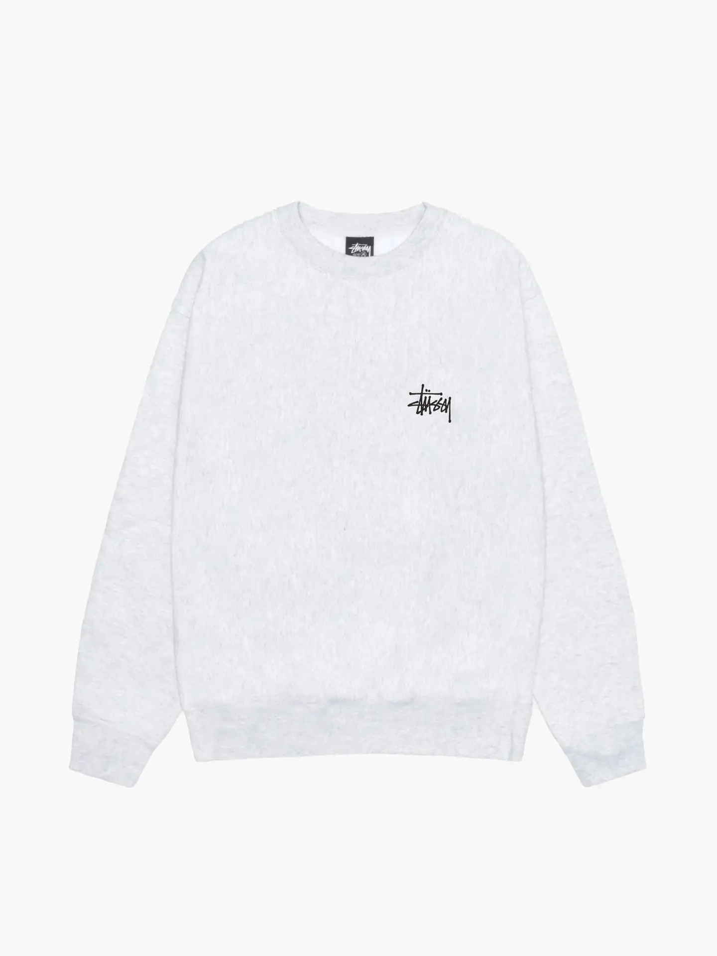 Свитшот Stussy Basic Stussy Crew Ash Heather