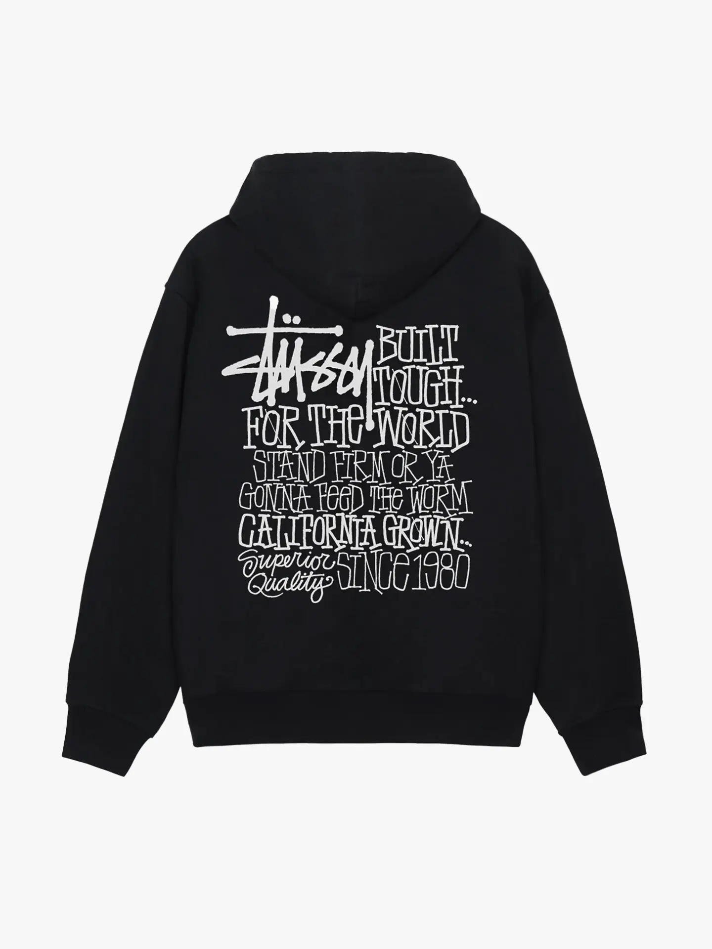 Толстовка Stussy California Grown Hood Black