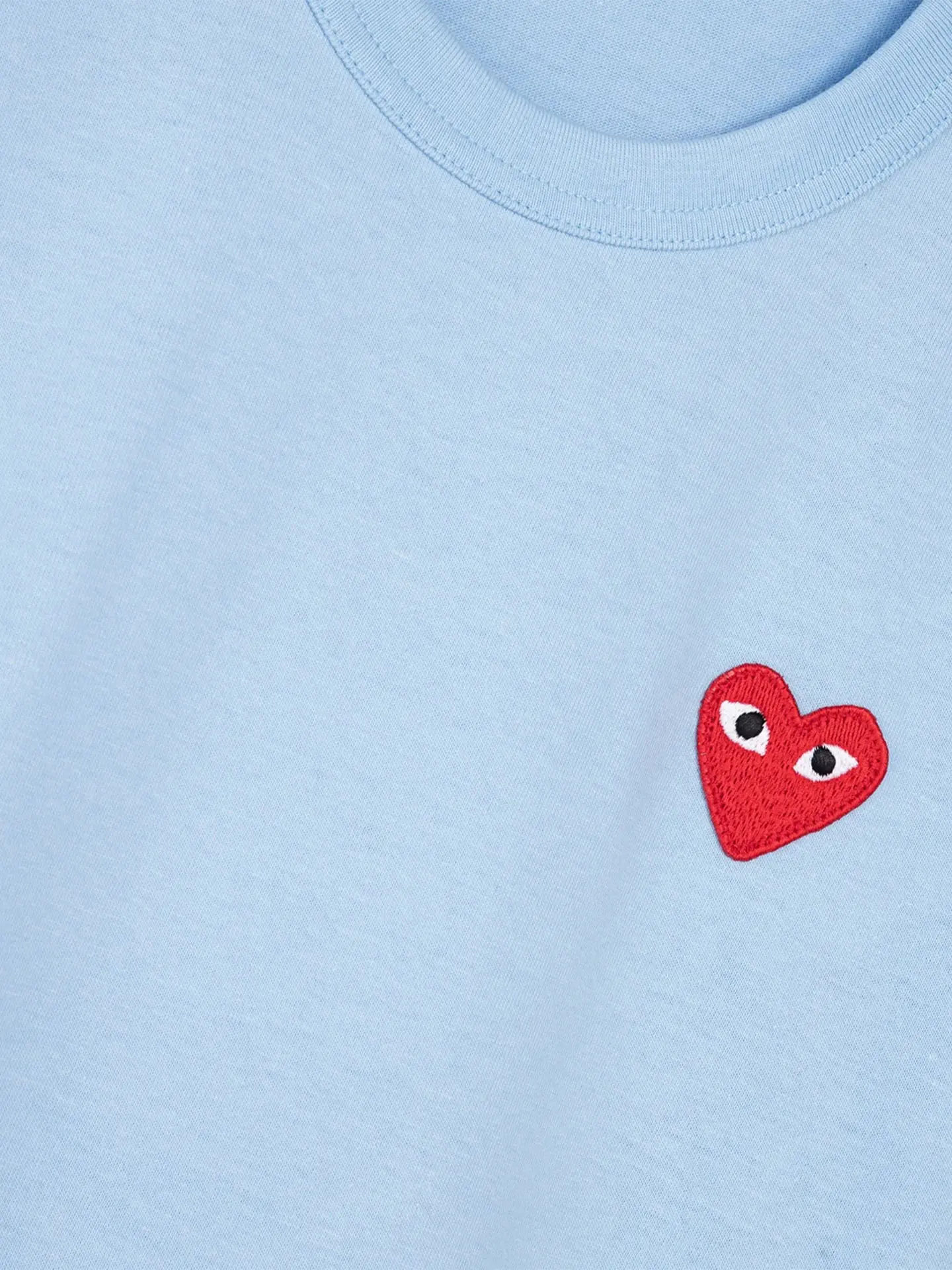 Футболка Comme des Garcons Play Red Heart T-Shirt Blue